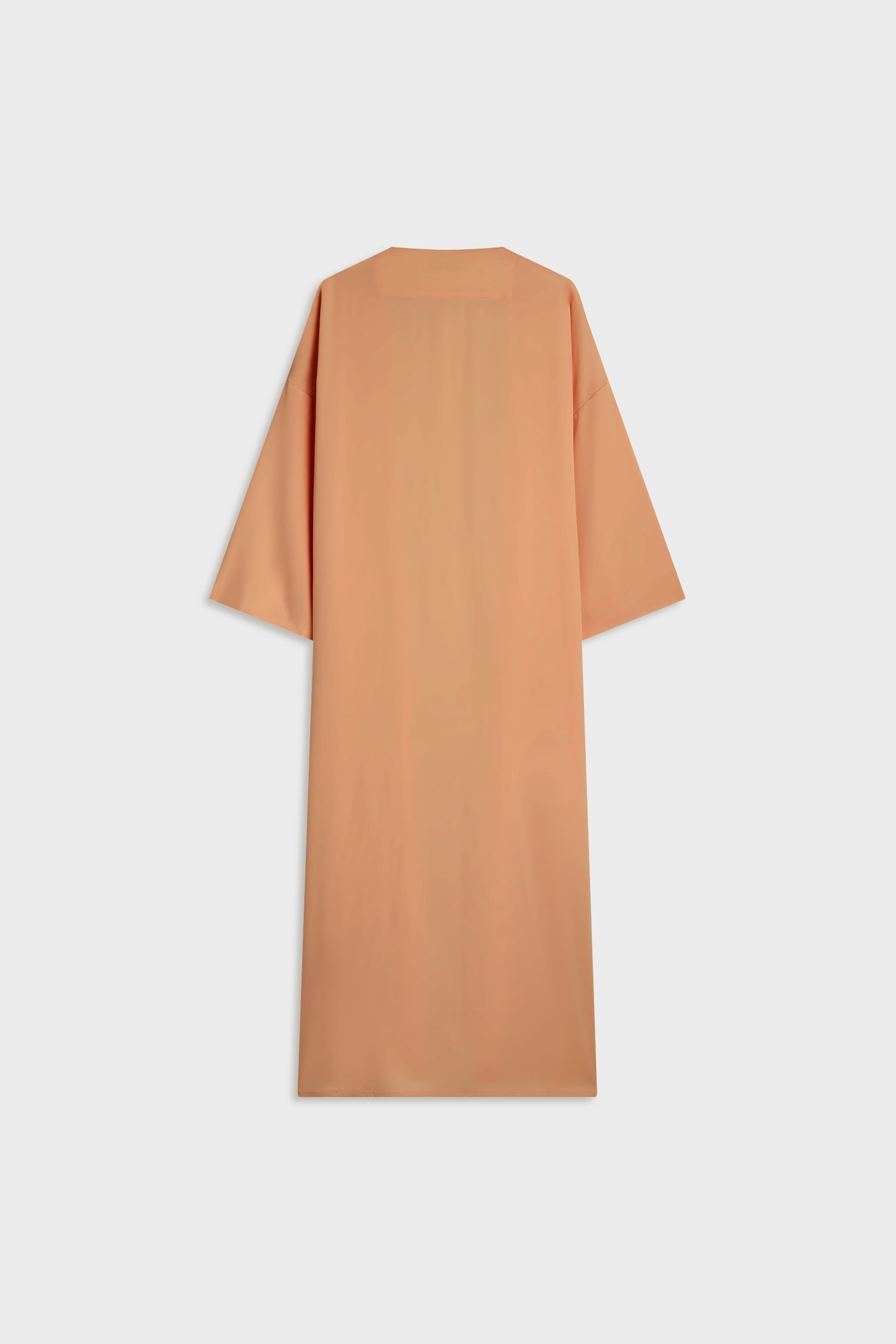 Robe Tissée Sans Manches Regular | Orange pastel
