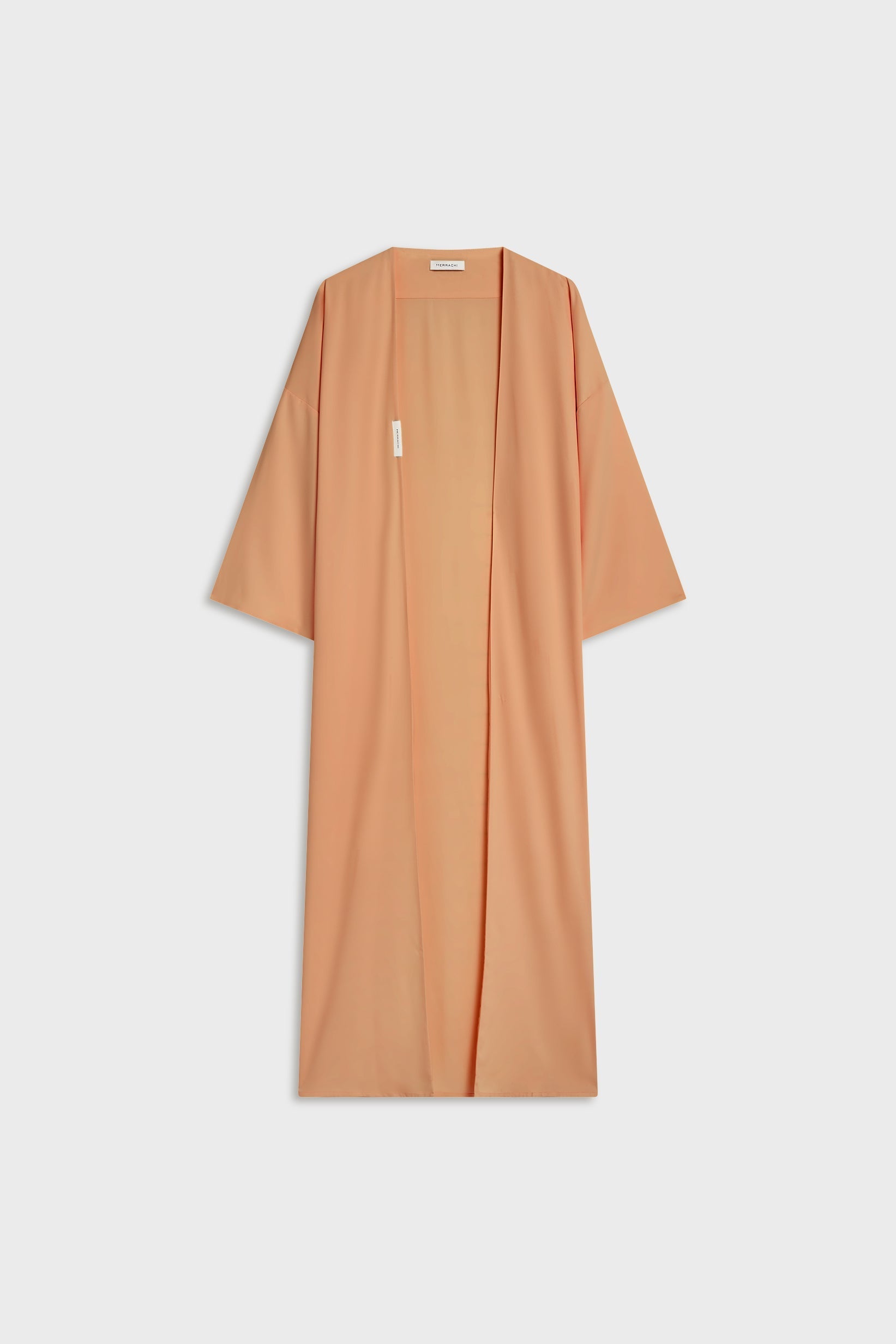 Robe Tissée Sans Manches Regular | Orange pastel