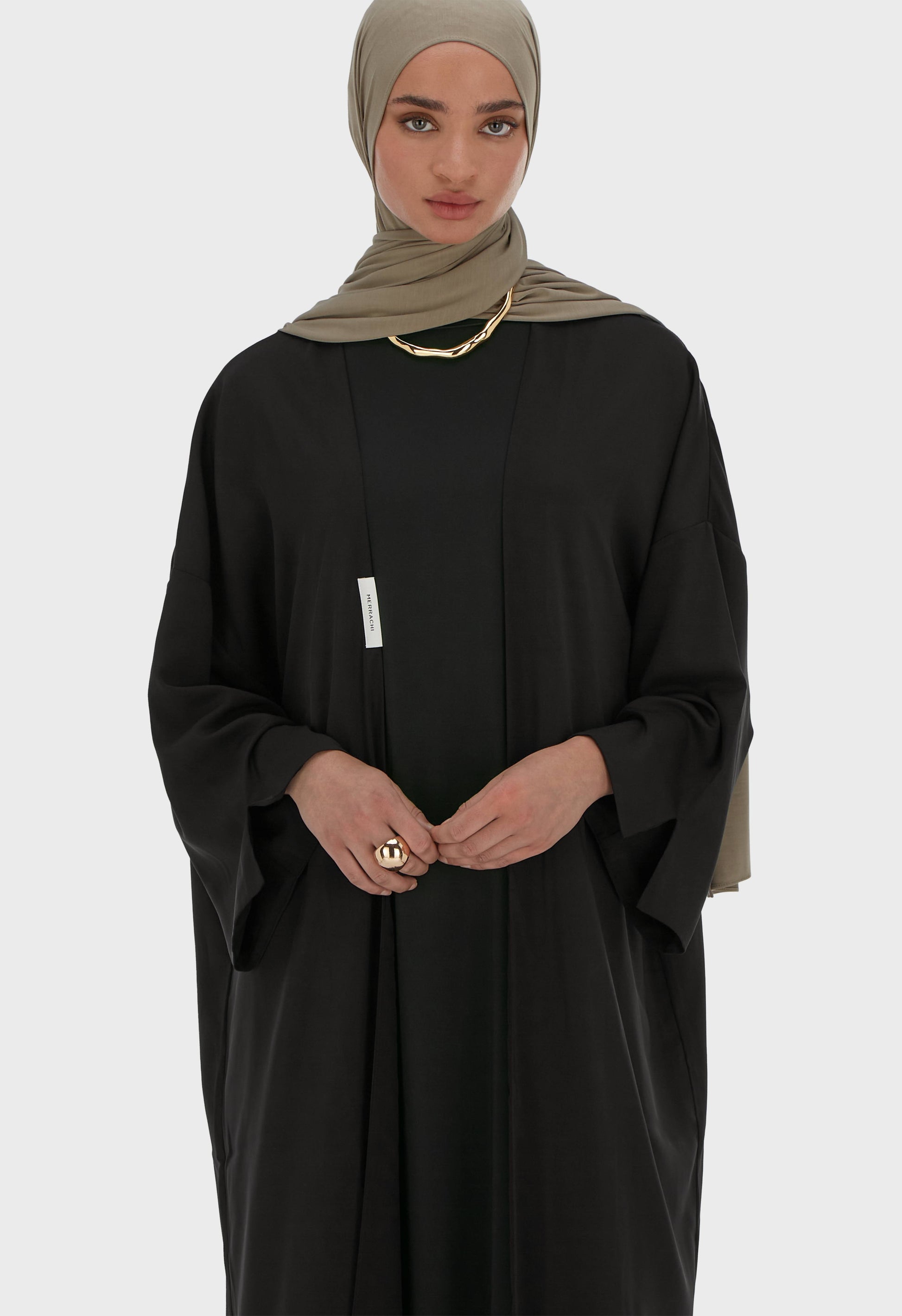 Robe sans manches | Noir