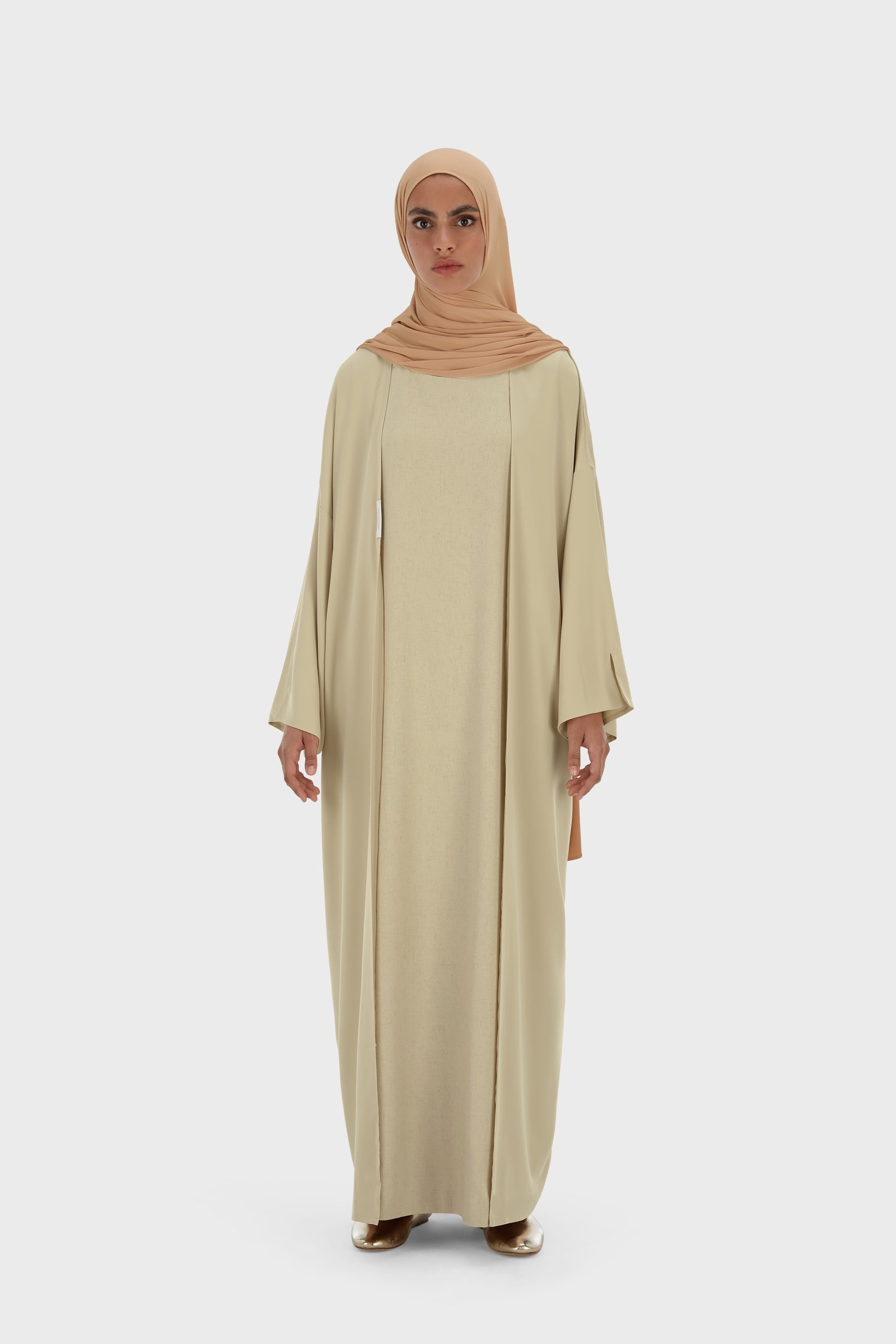 Robe sans manches | Kaki Chaud