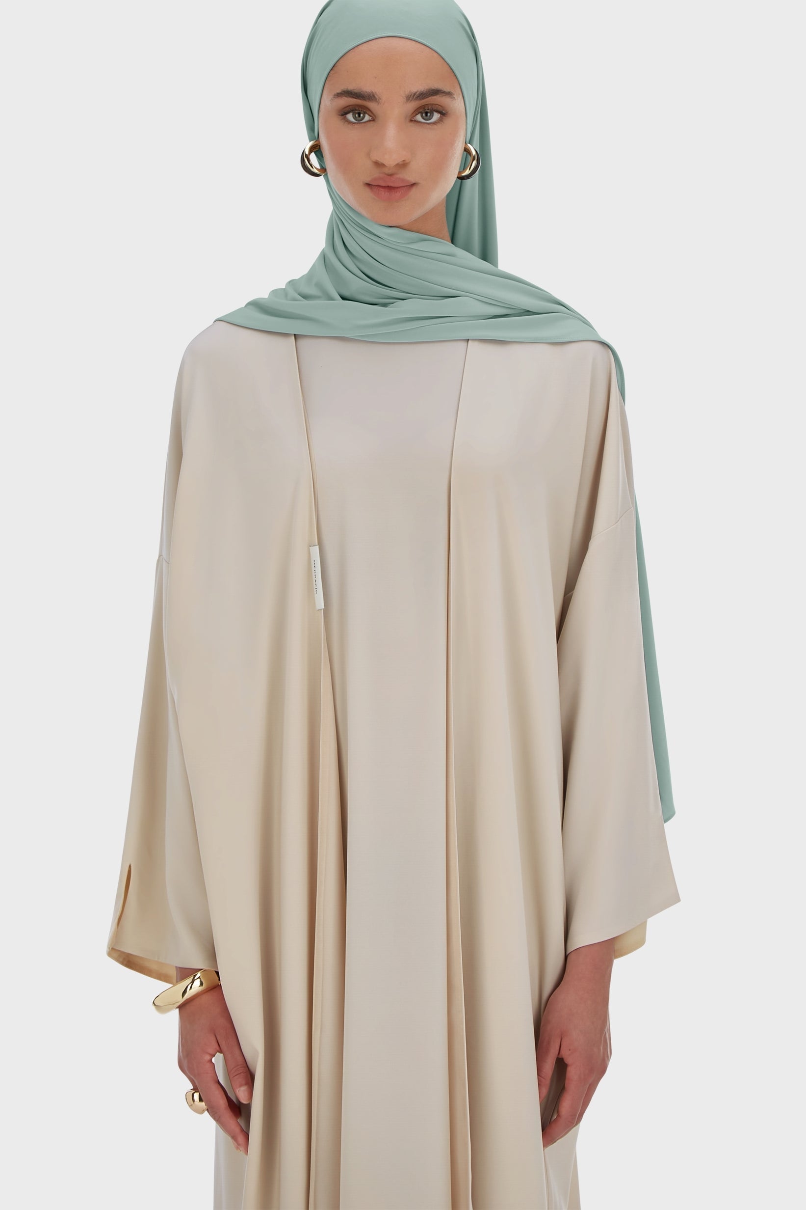 Robe Tissée Sans Manches Regular | Gris Lune