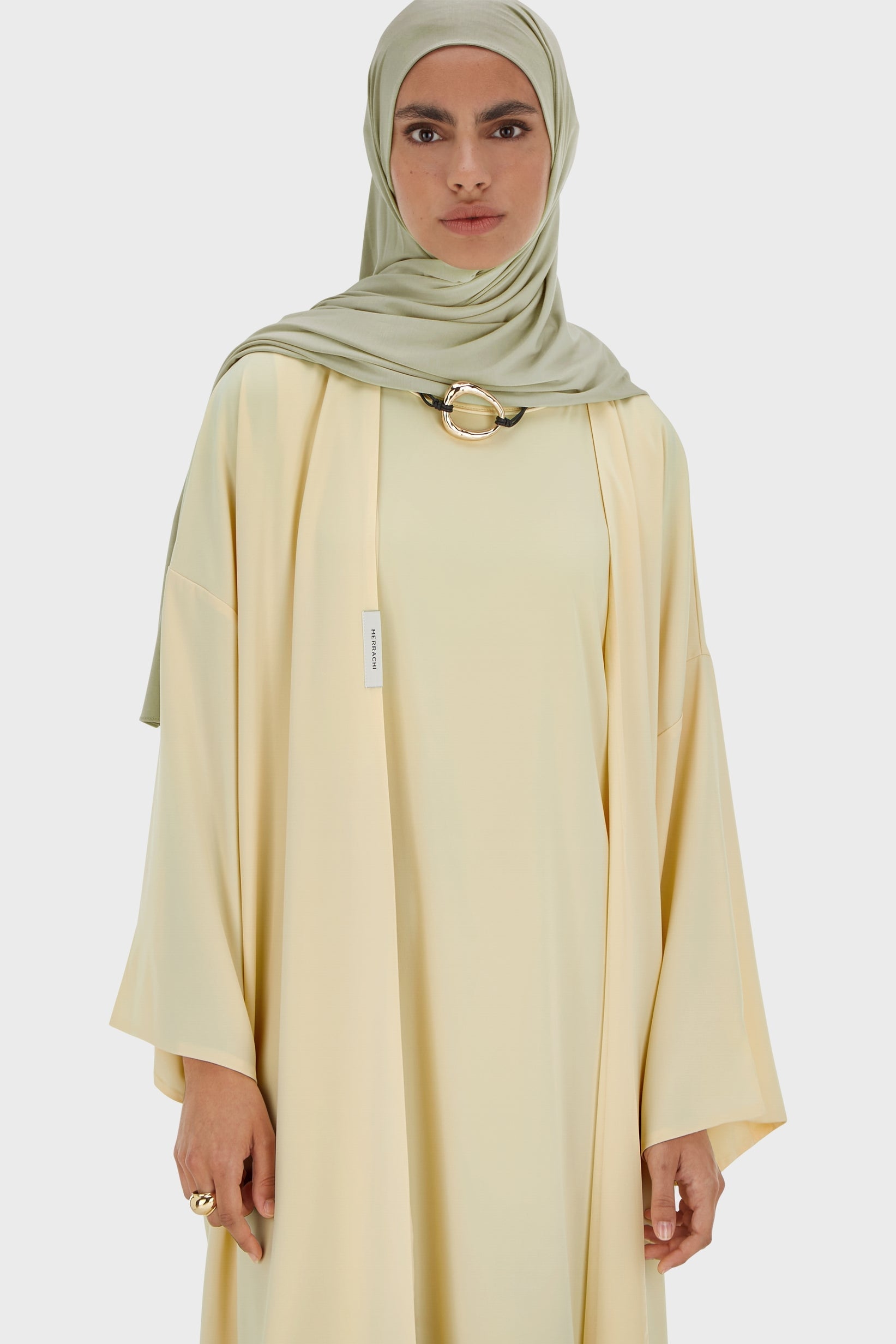 Robe tissée sans manches courte | Sorbet