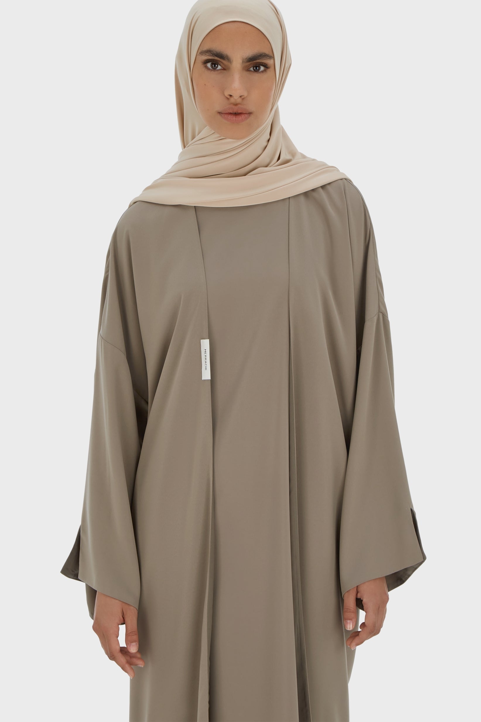 Robe Tissée Sans Manches Regular | Taupe