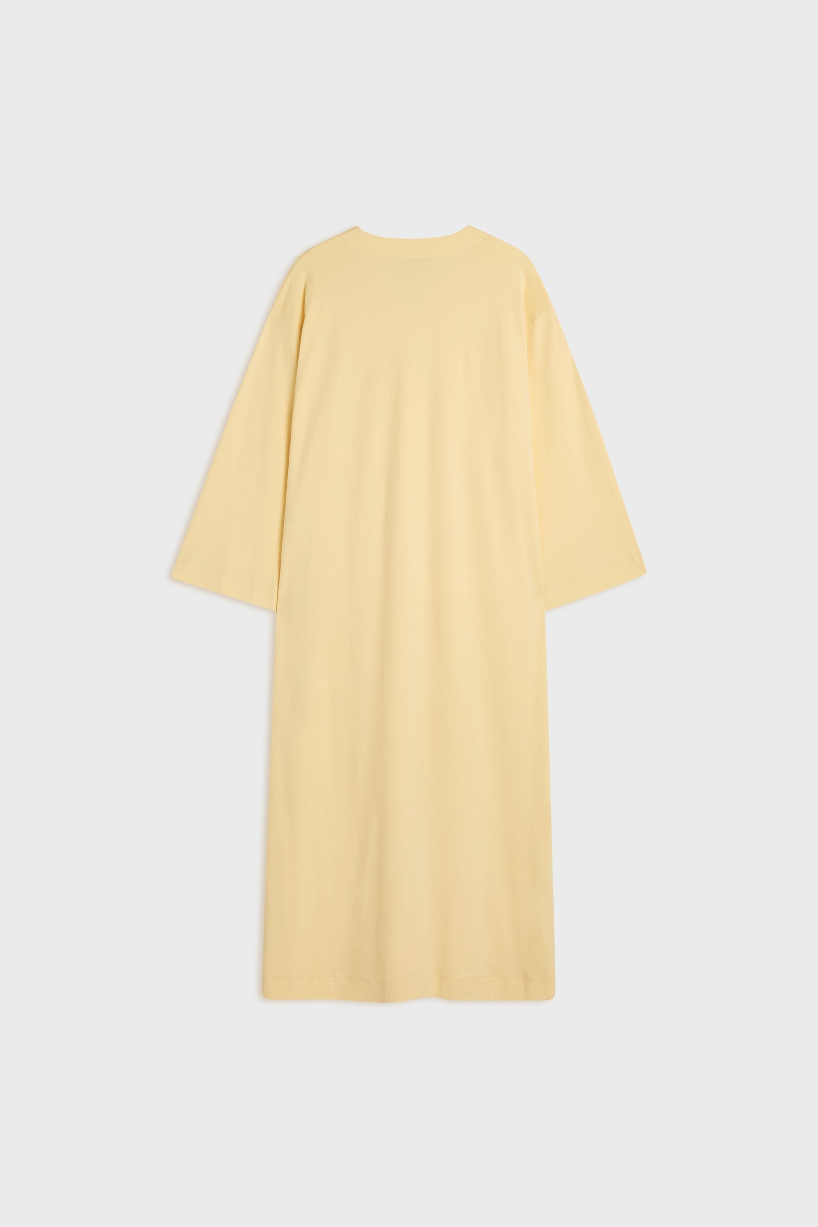 Robe caftan en jersey d’été | Jaune coucher de soleil