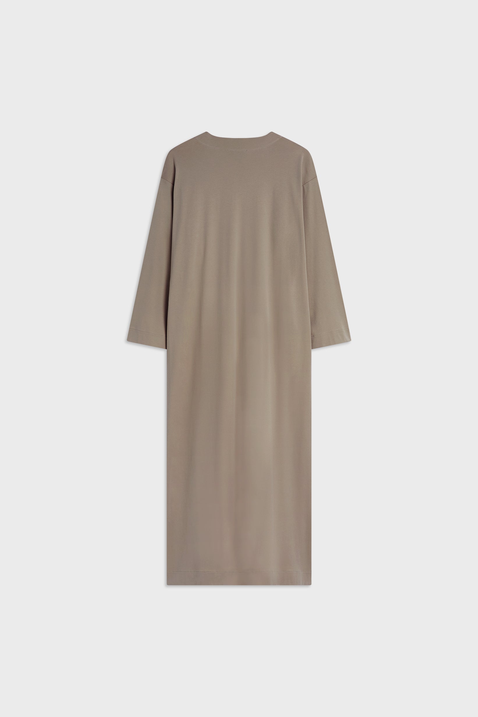 Robe caftan en jersey d’été | Taupe