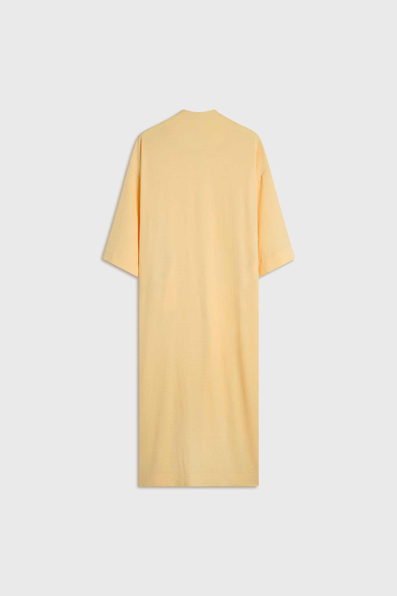 Abaya à rayures d’été | Jaune coucher de soleil