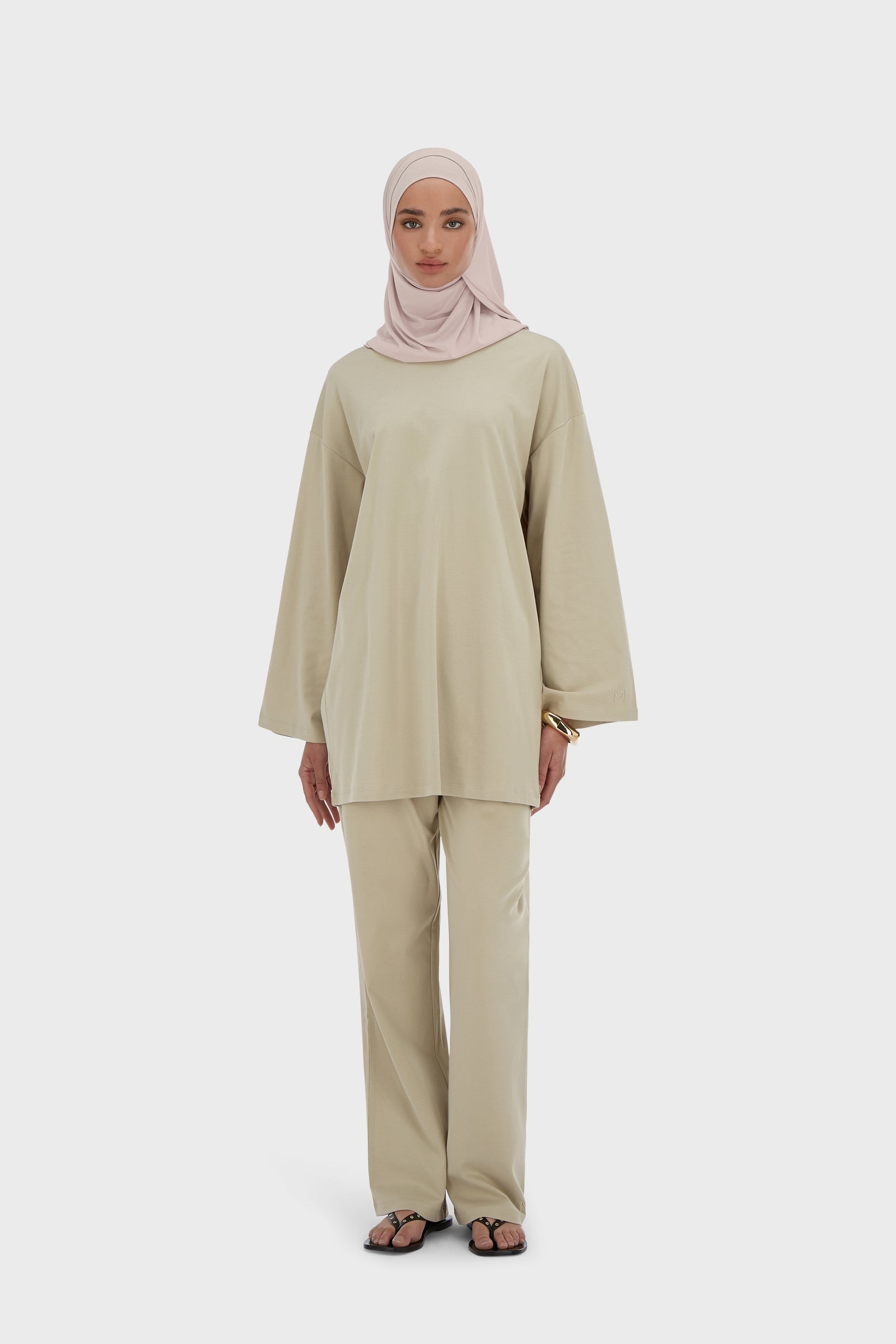 Pantalons Jersey d’été | Gris mousse