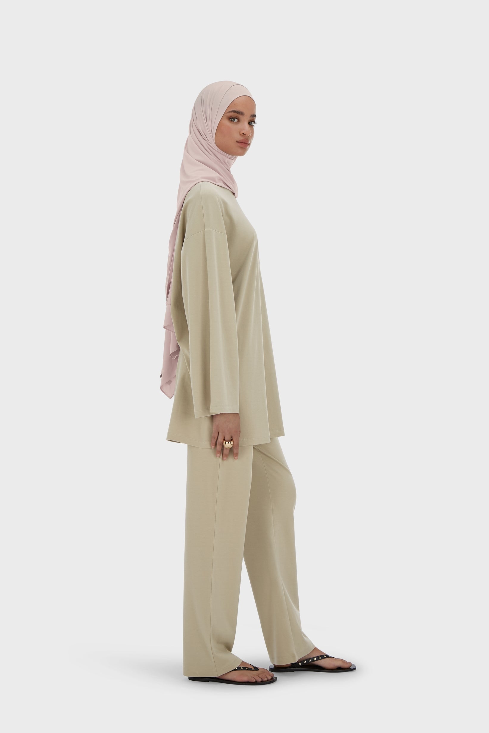 Pantalons Jersey d’été | Gris mousse