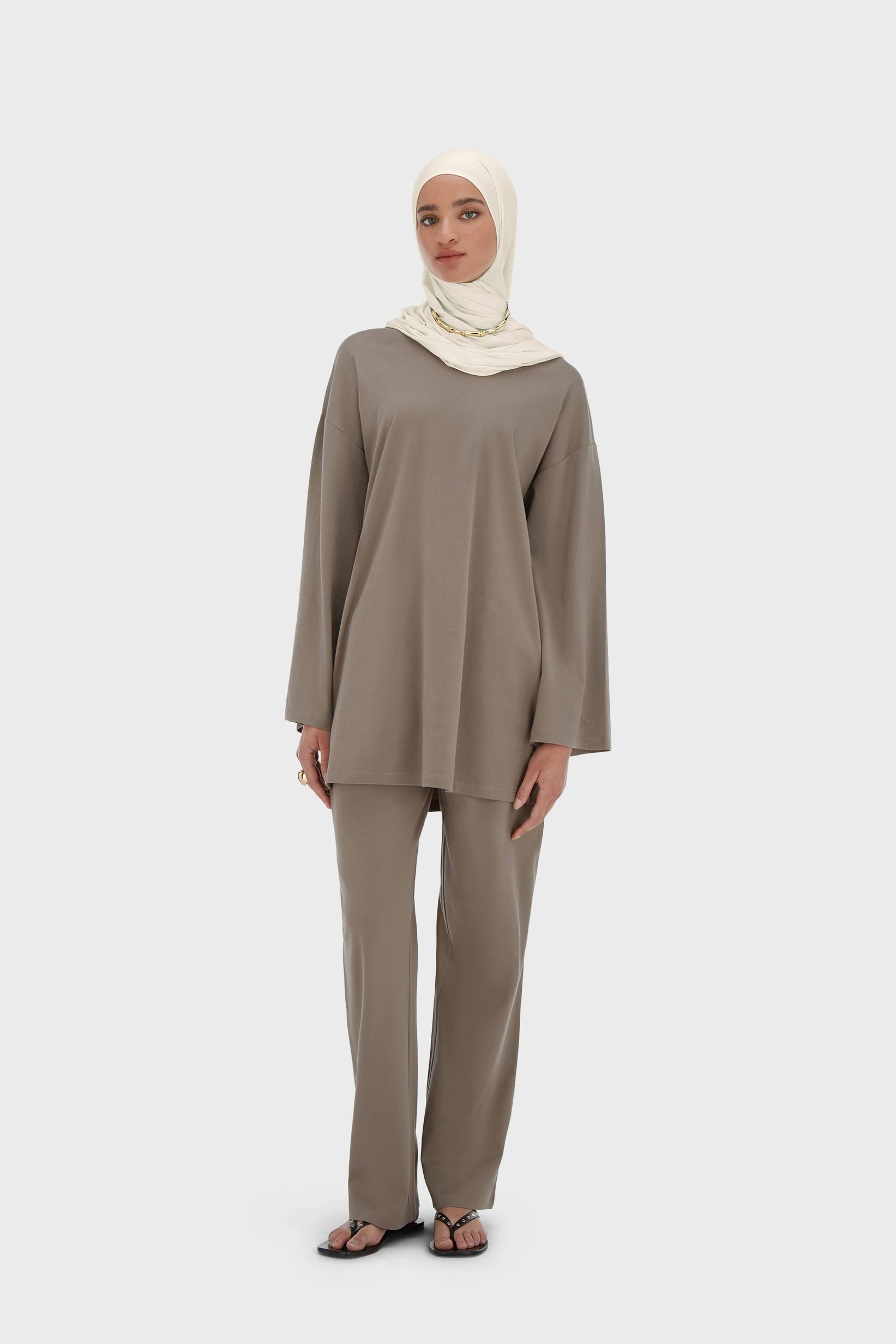 Pantalons Jersey d’été | Taupe