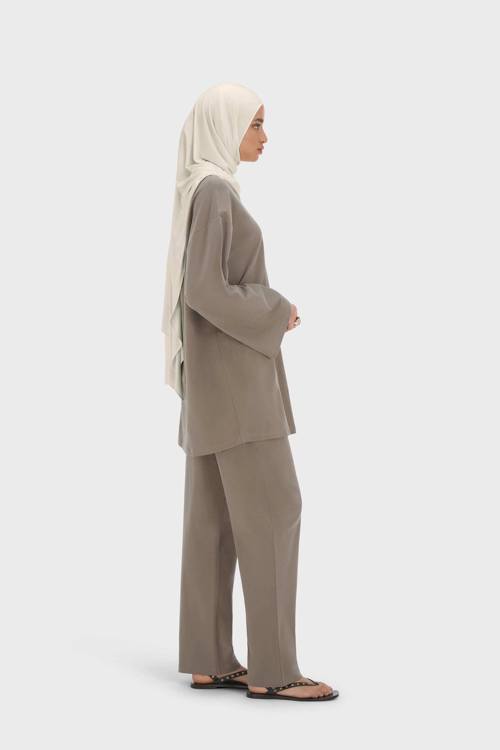Pantalons Jersey d’été | Taupe
