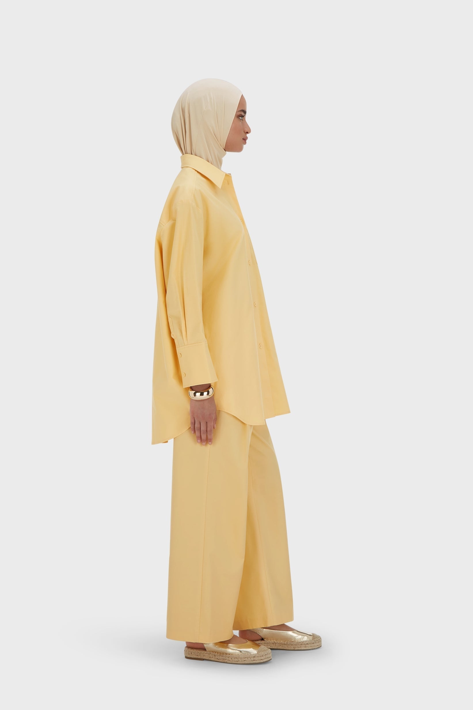 Pantalons d’été | Jaune coucher de soleil