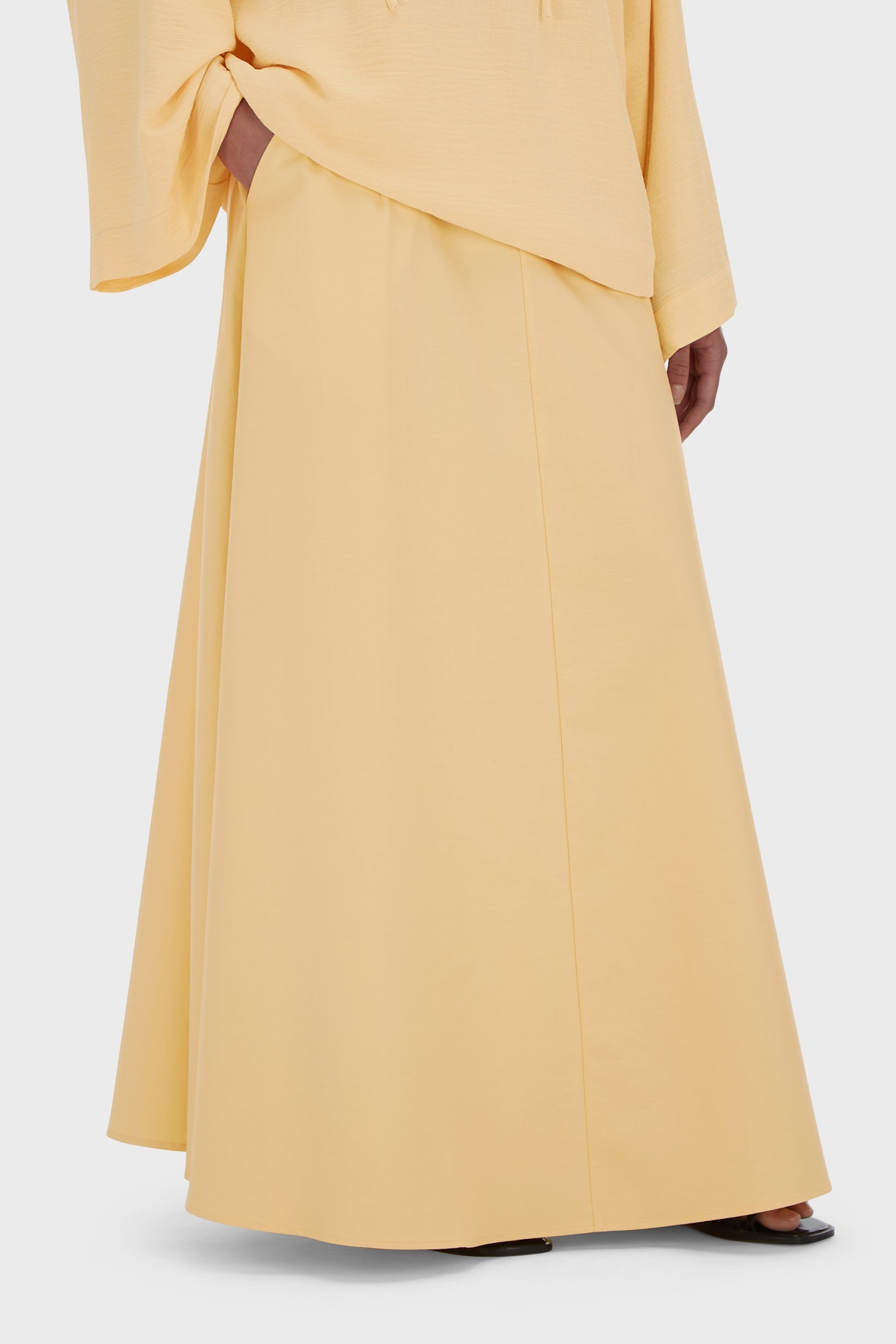 Jupe d’été | Jaune coucher de soleil