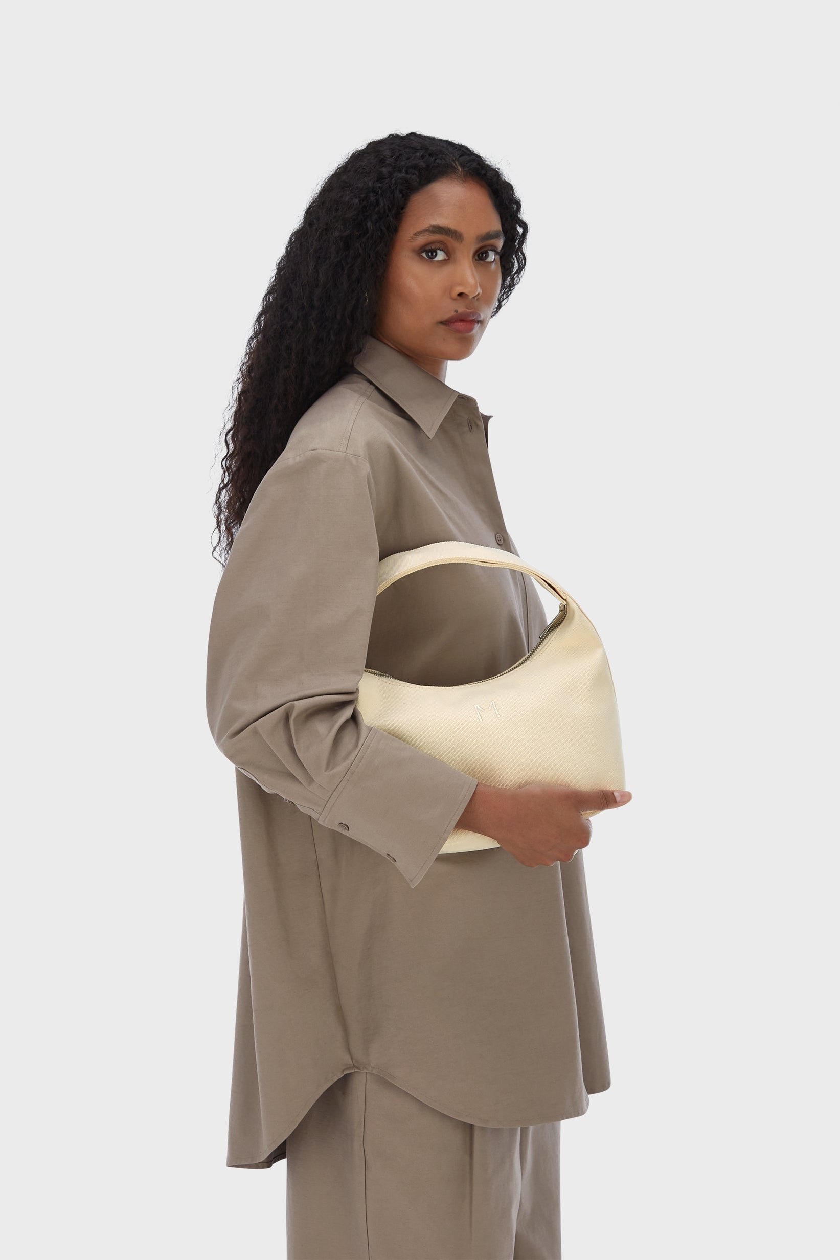 Le mini sac en toile | Ivoire