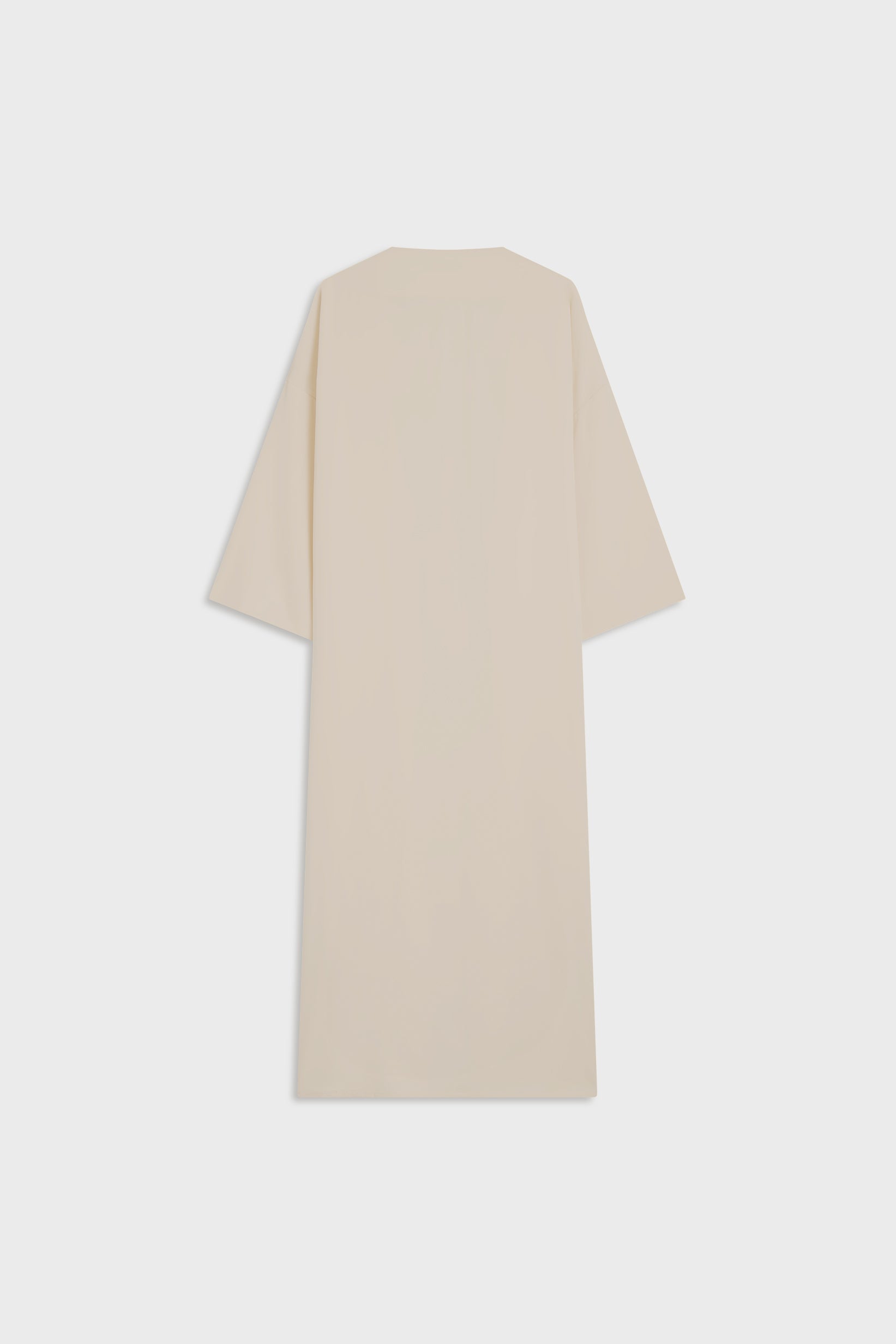 Abaya tissée régulière | Gris Lune