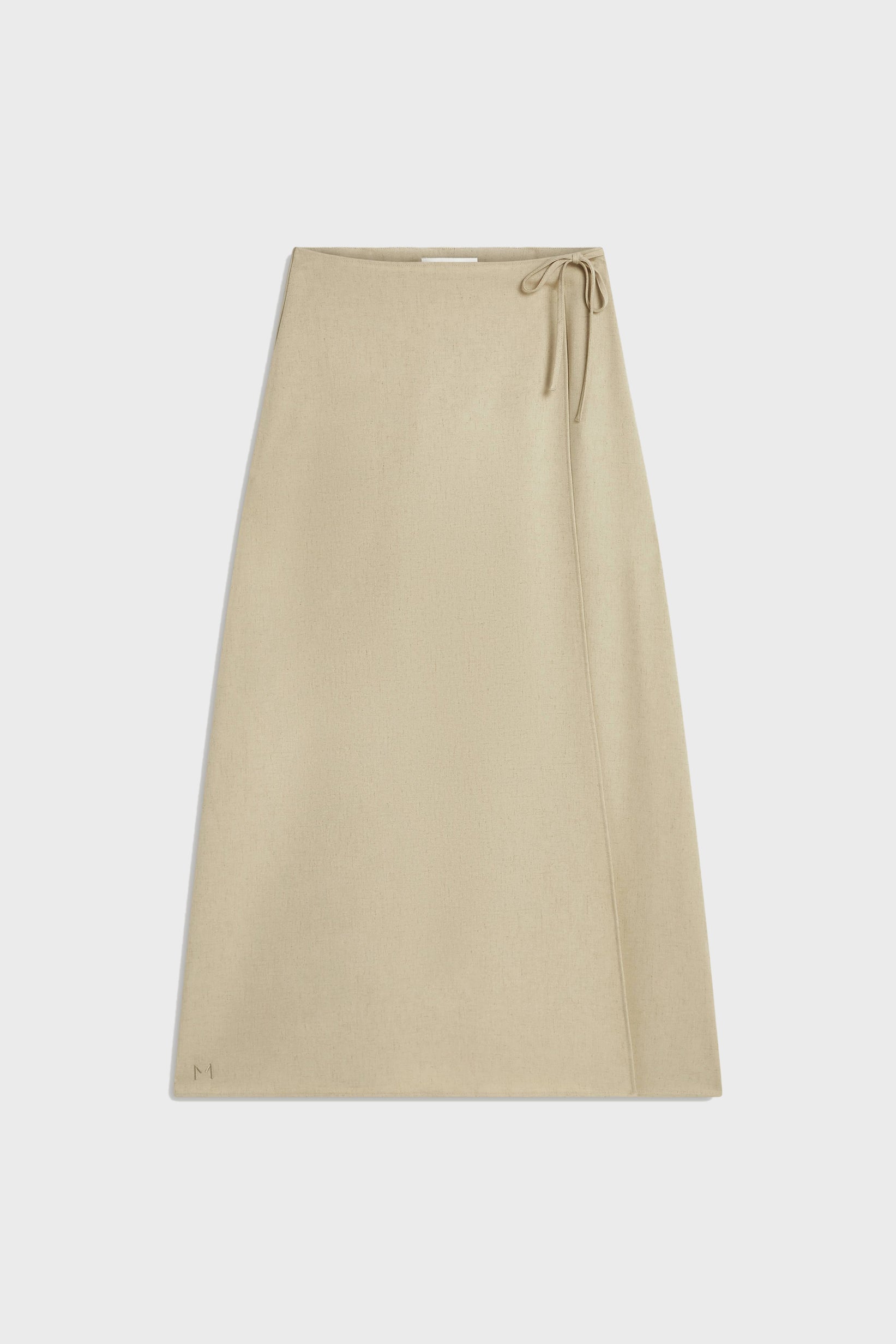 Jupe portefeuille | Kaki Chaud