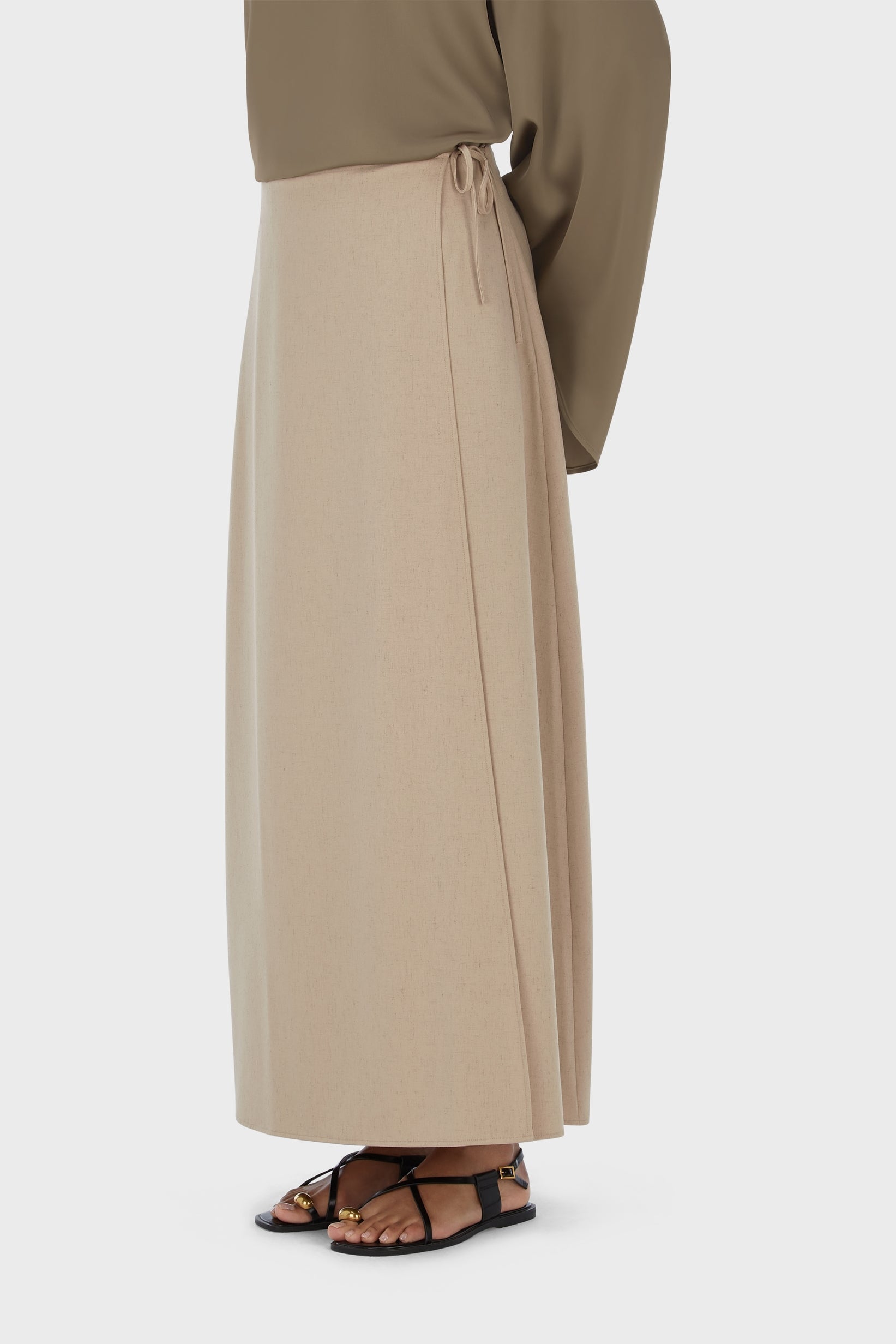 Jupe portefeuille | Poivre Blanc