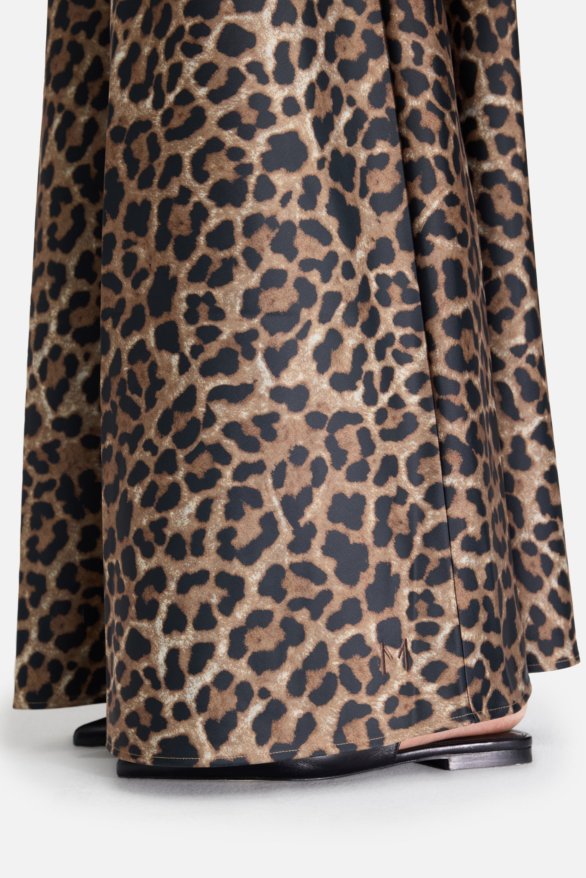 Jupe en satin | Léopard