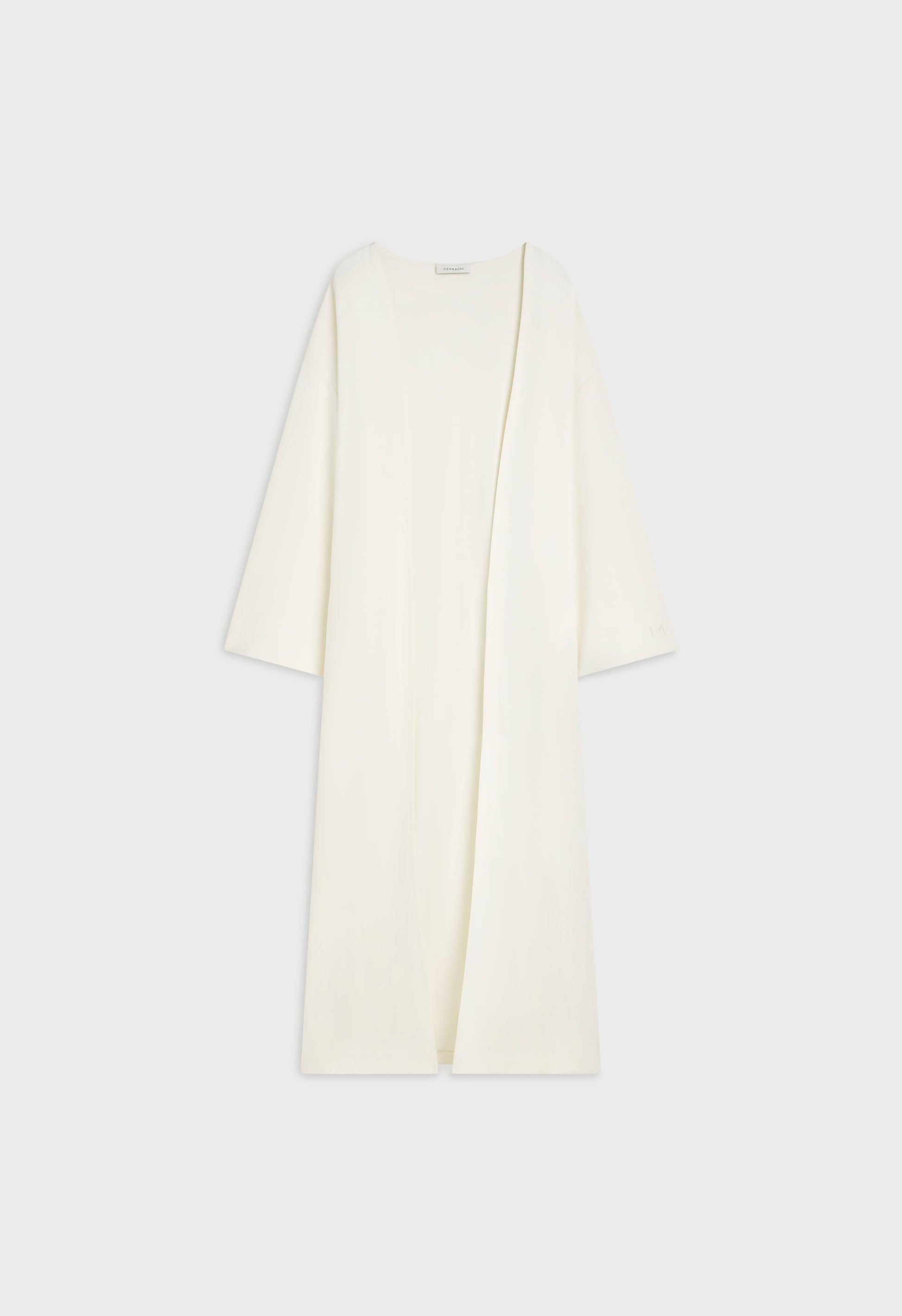 Abaya en rayonne douce | Blanc cassé