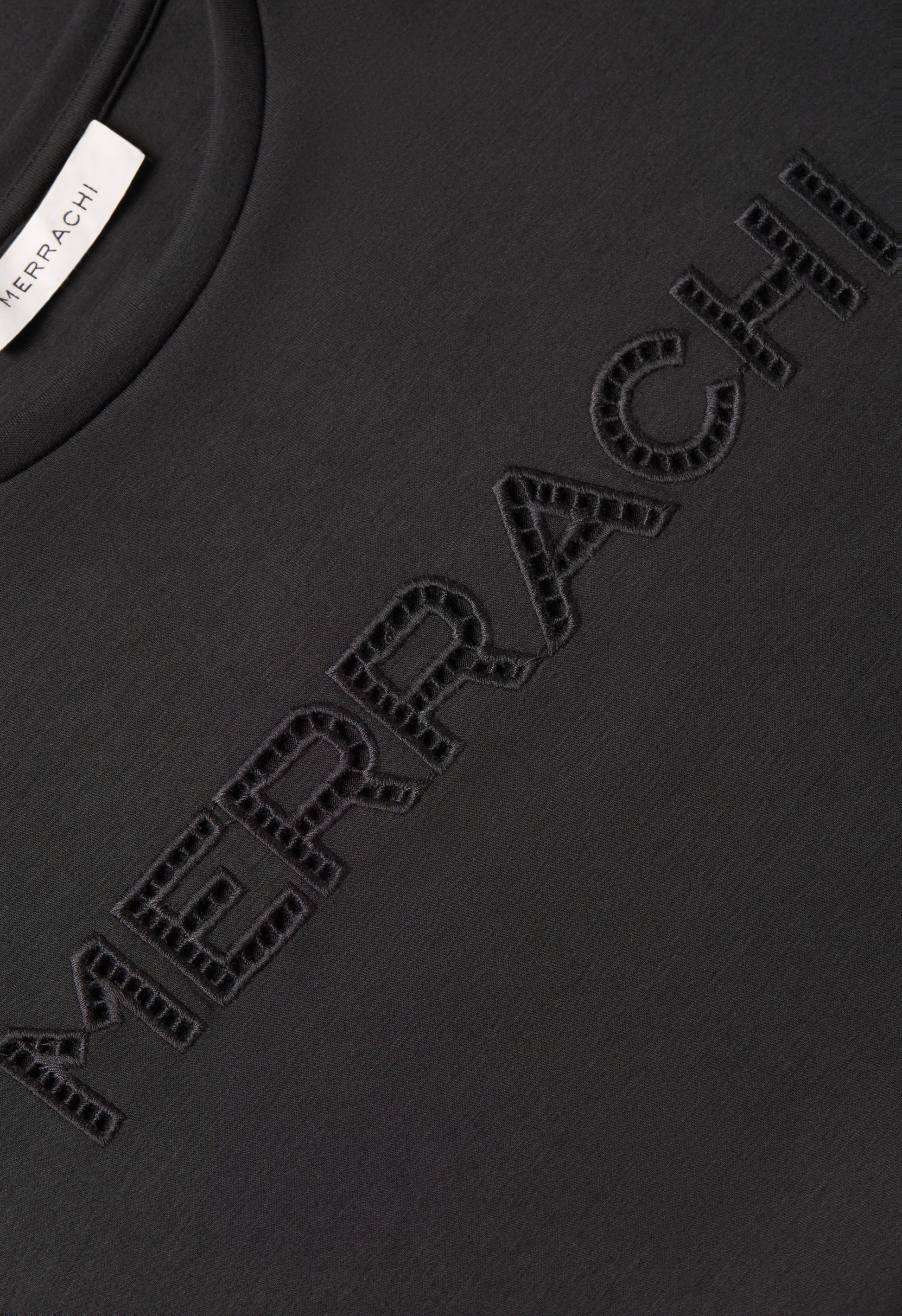 Haut en rayonne douce | Noir