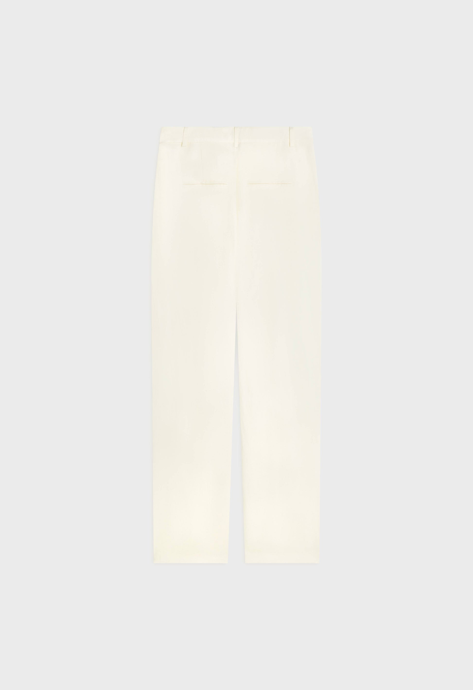Pantalons sur mesure structurés | Blanc cassé