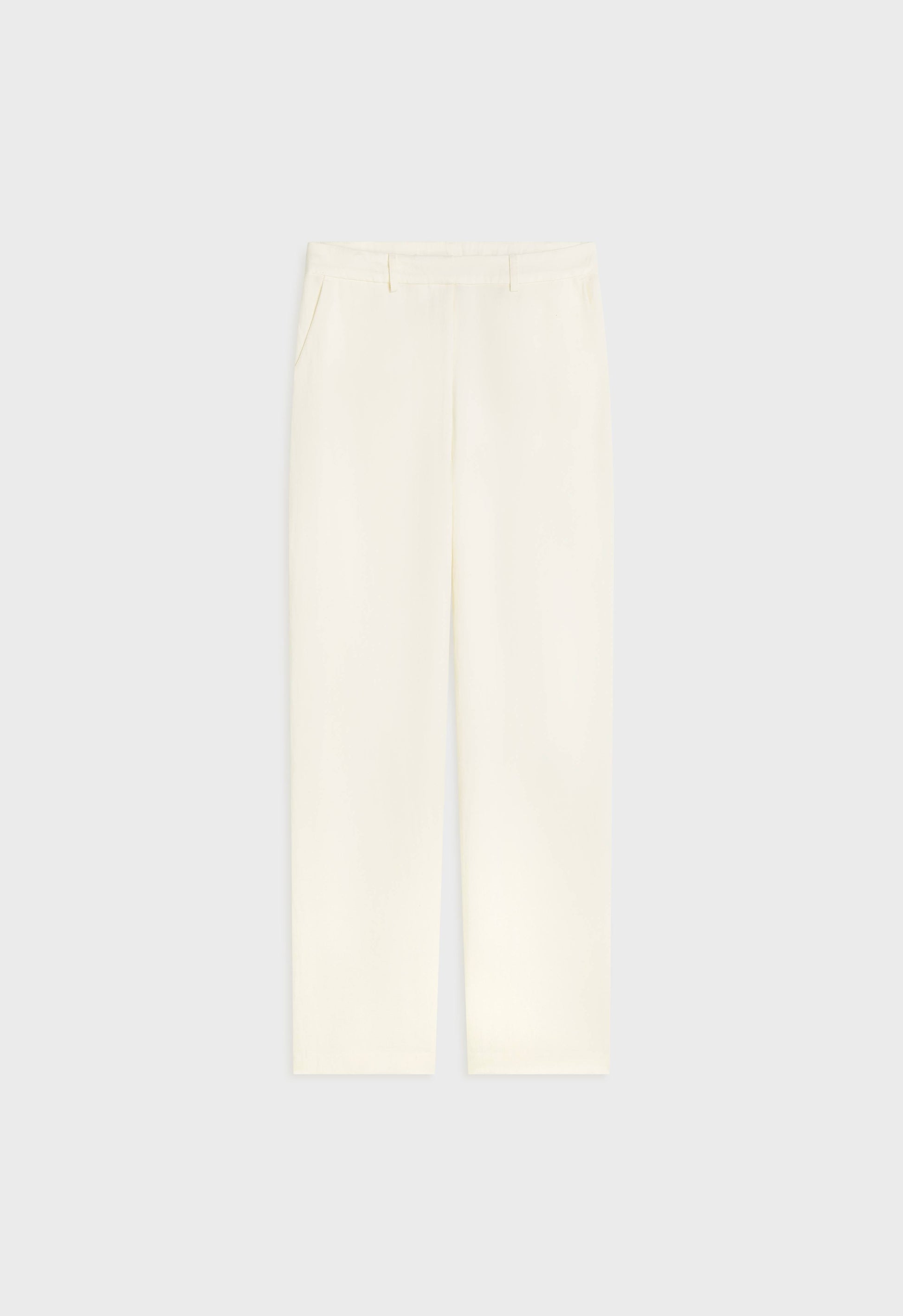 Pantalons sur mesure structurés | Blanc cassé