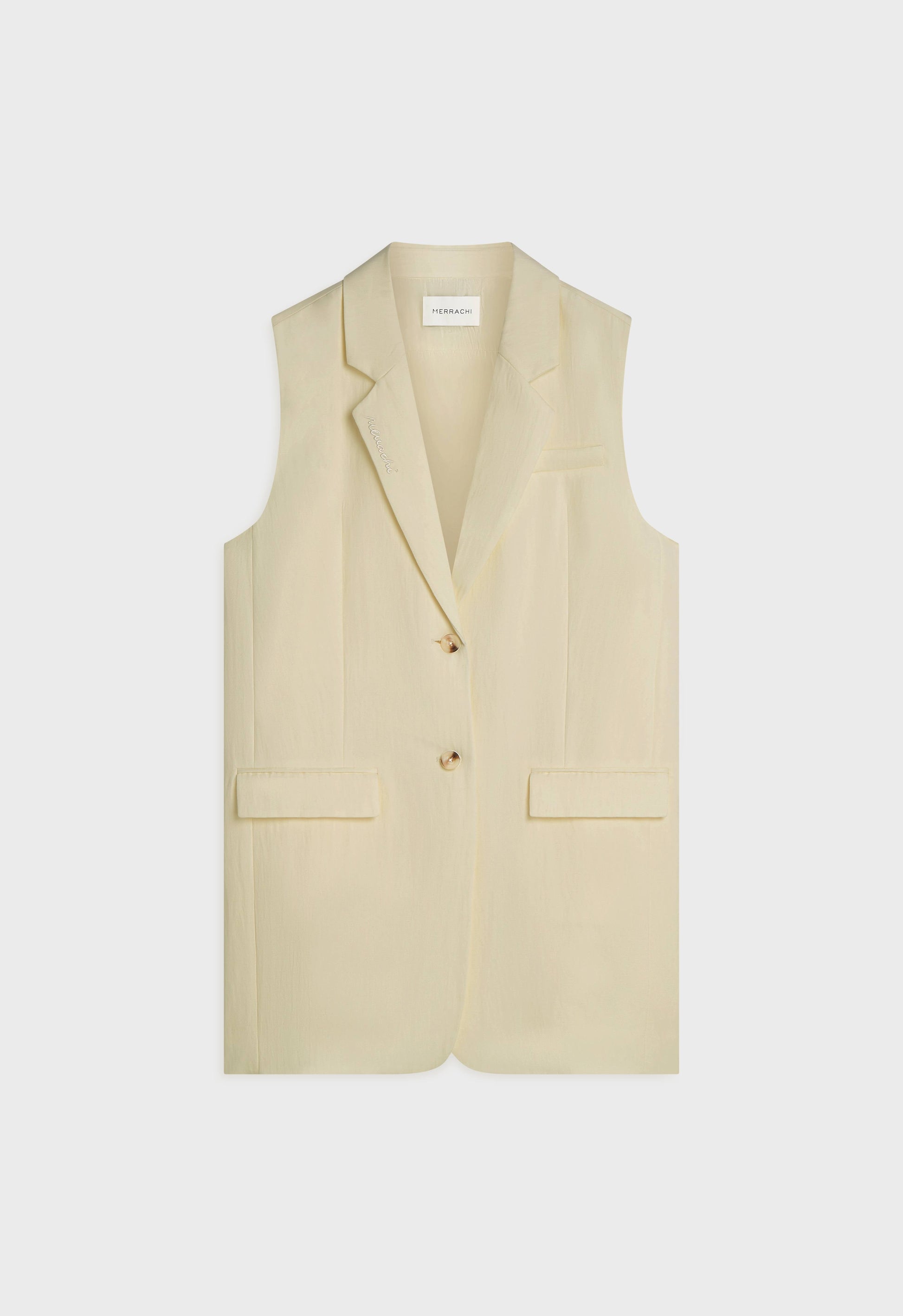 Gilet structuré | Riz brun