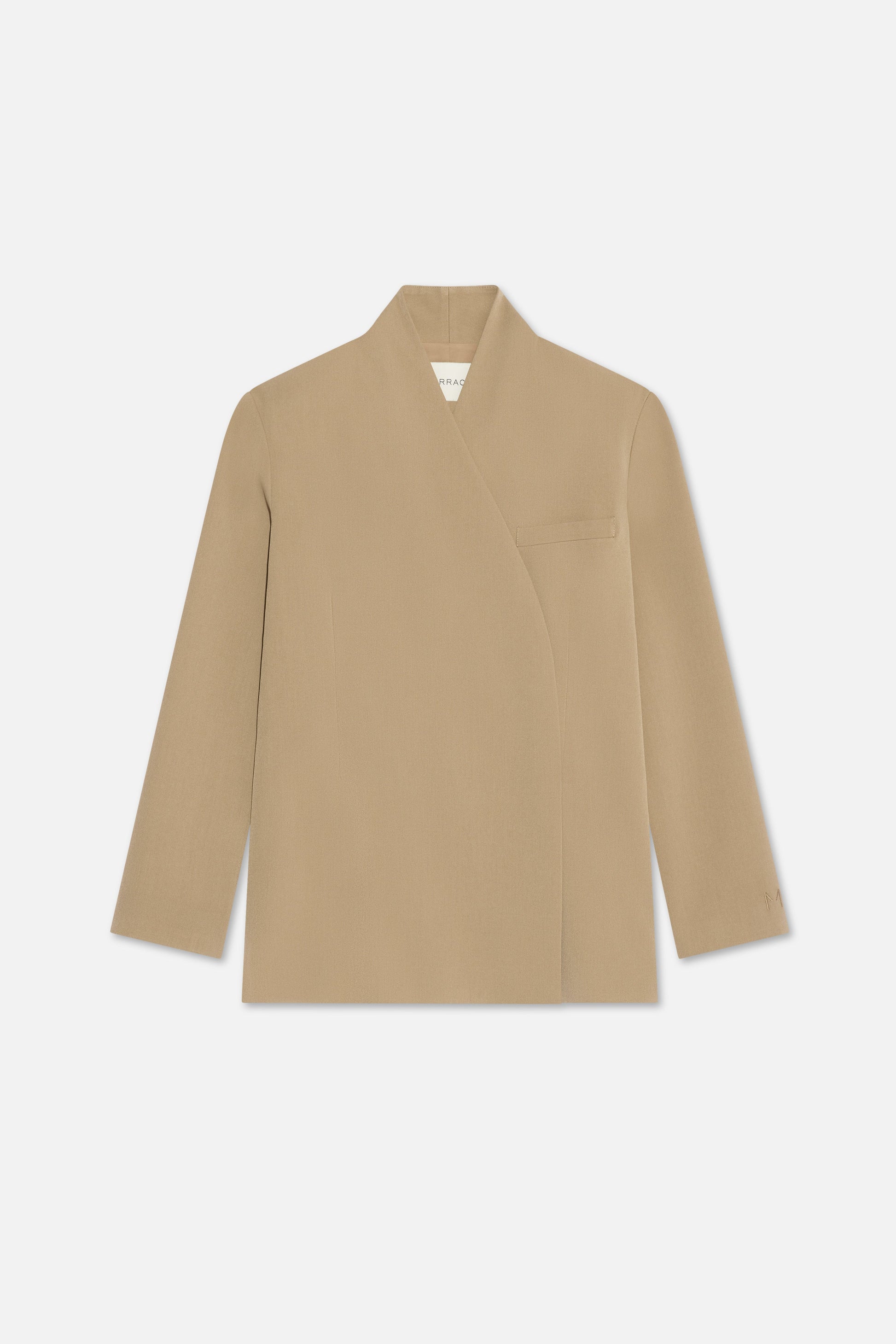 Blazer surdimensionné sur mesure | Noyer