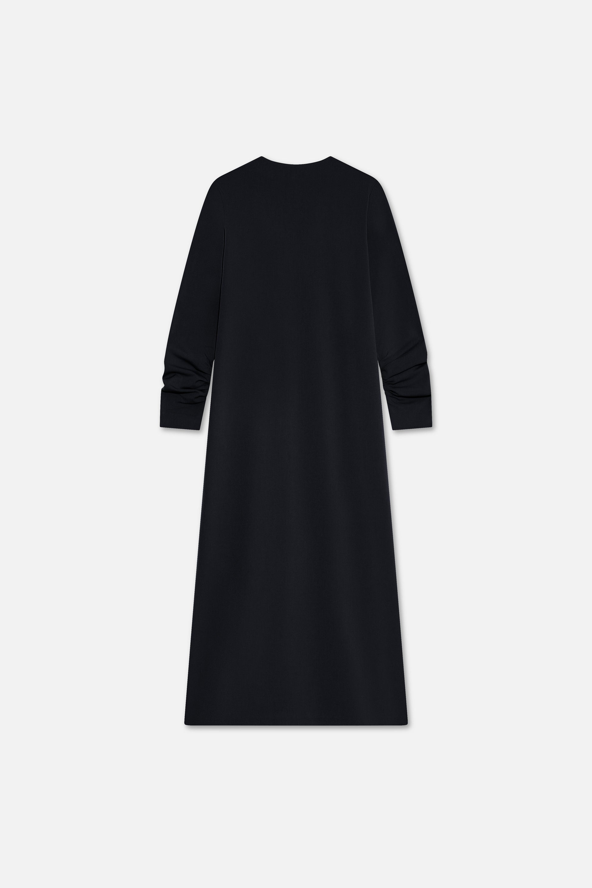 Robe sur mesure à col en V | Noir