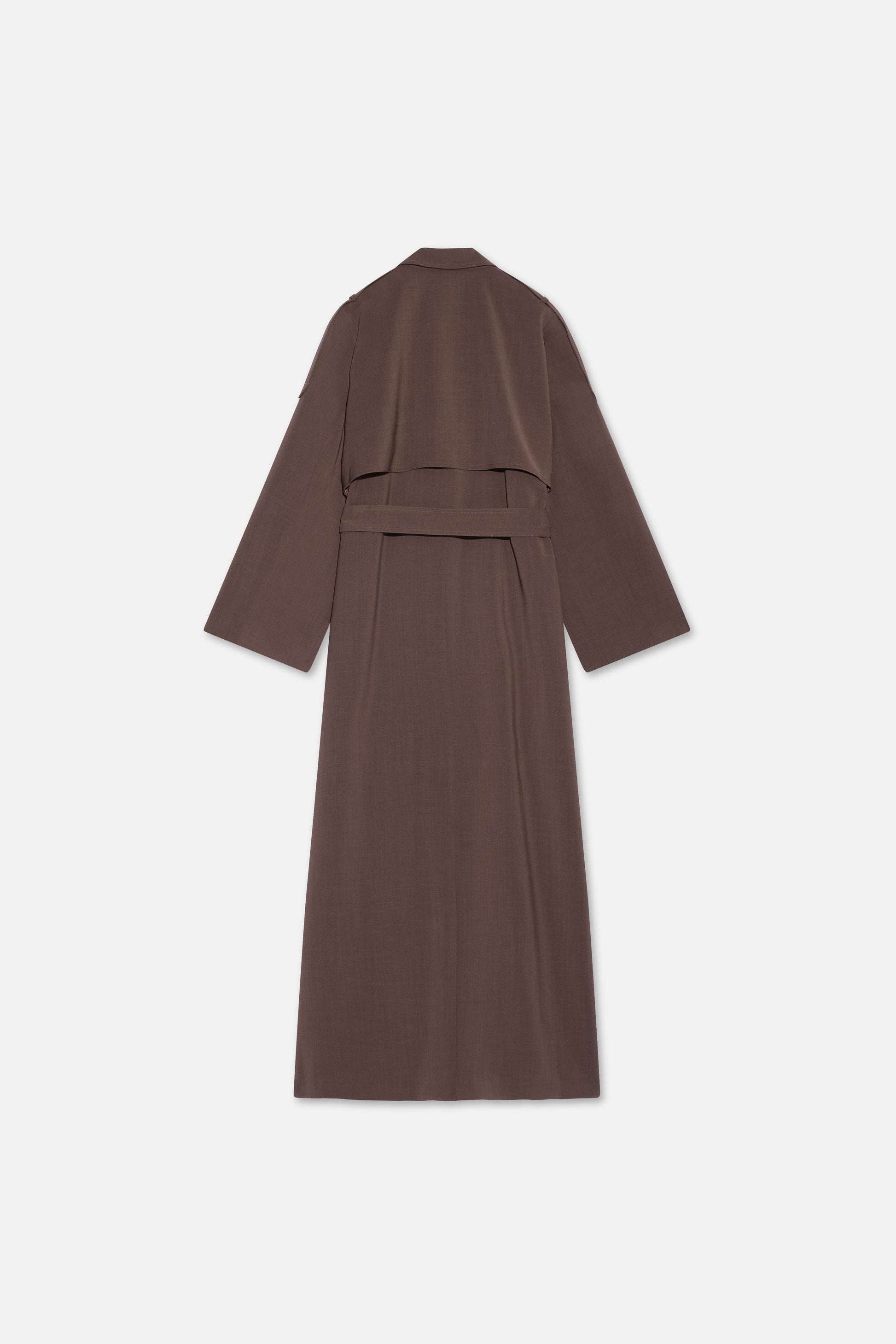 Abaya Trench | Marron foncé