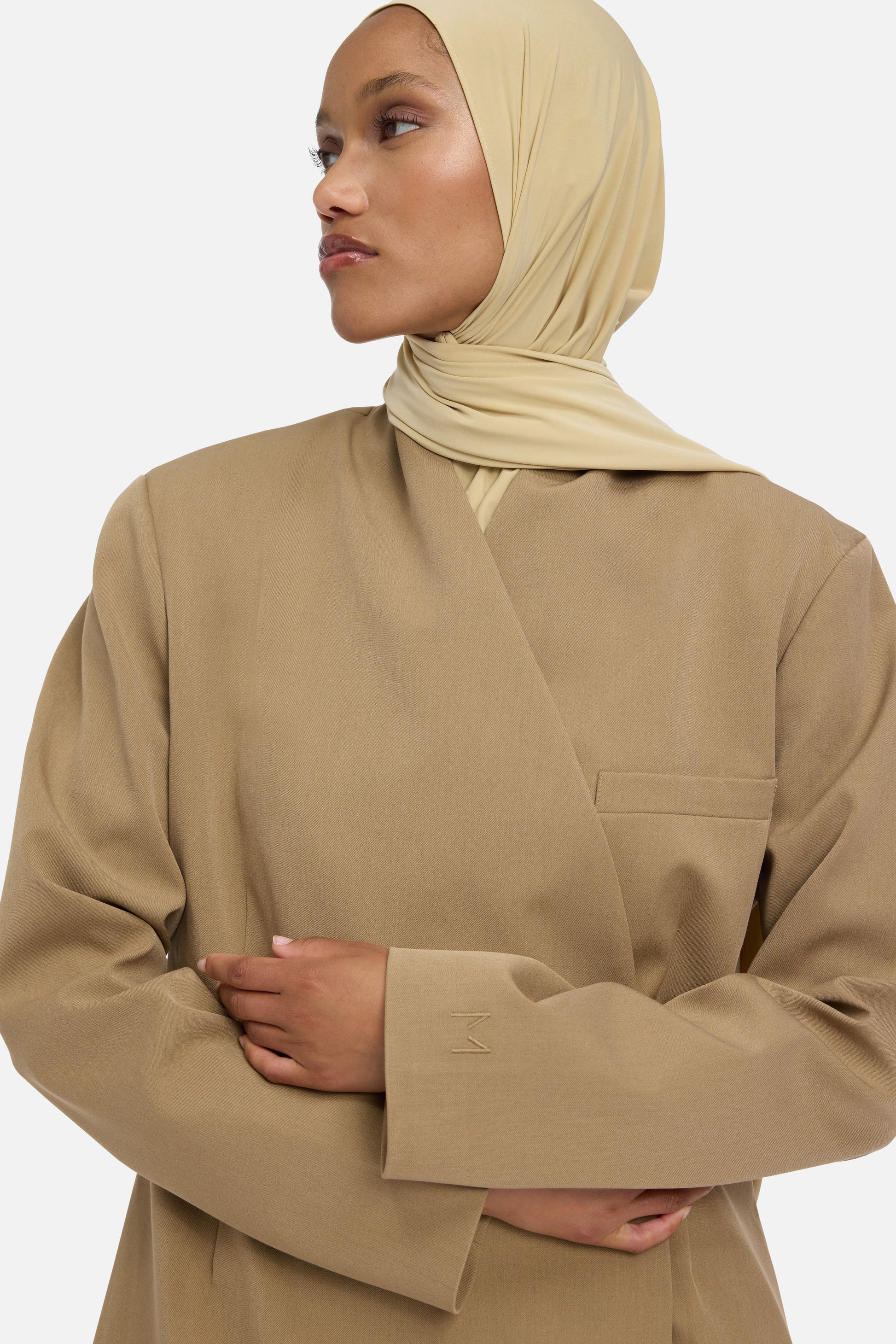 Blazer surdimensionné sur mesure | Noyer