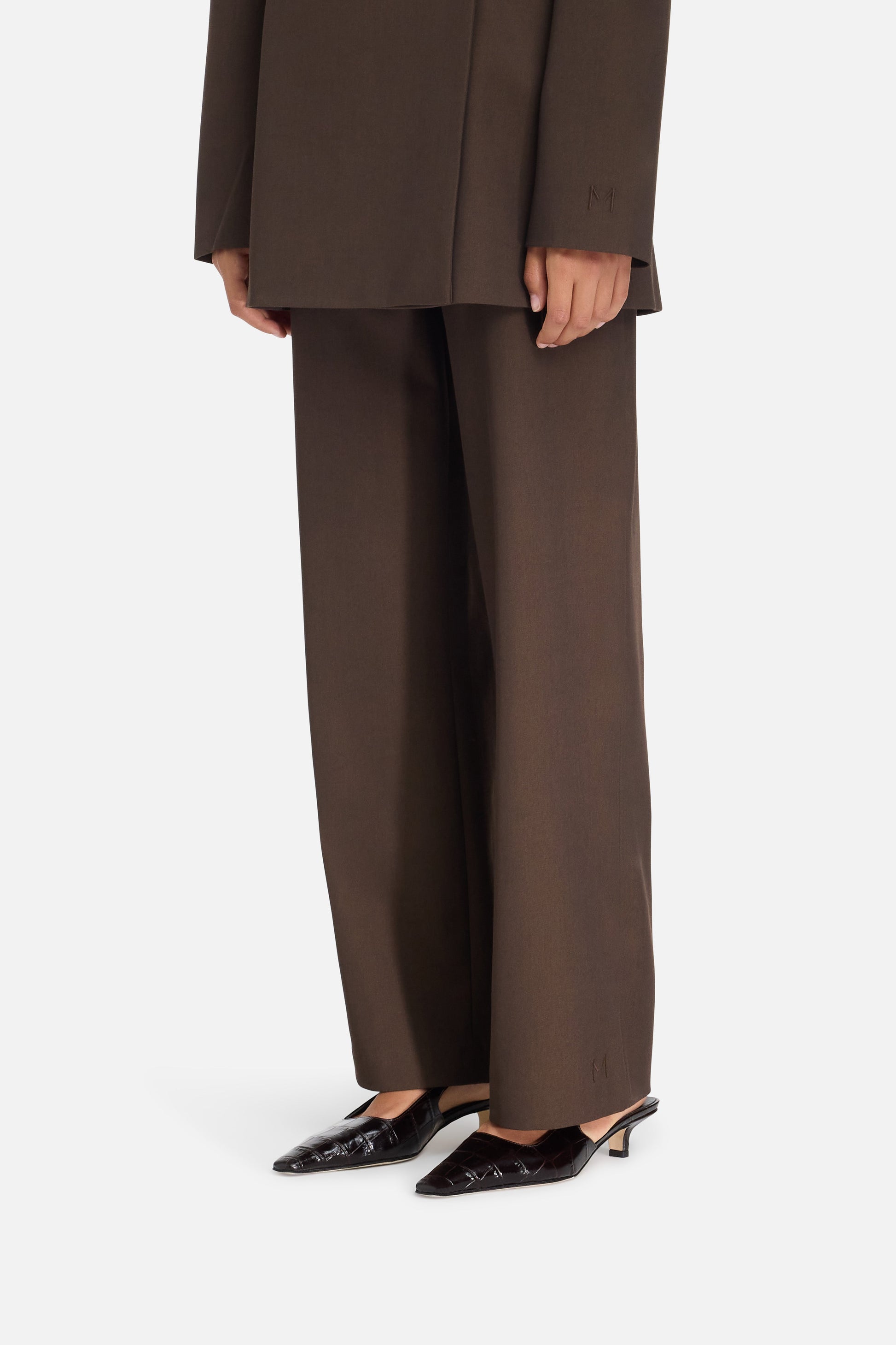 Pantalons sur mesure | Marron foncé