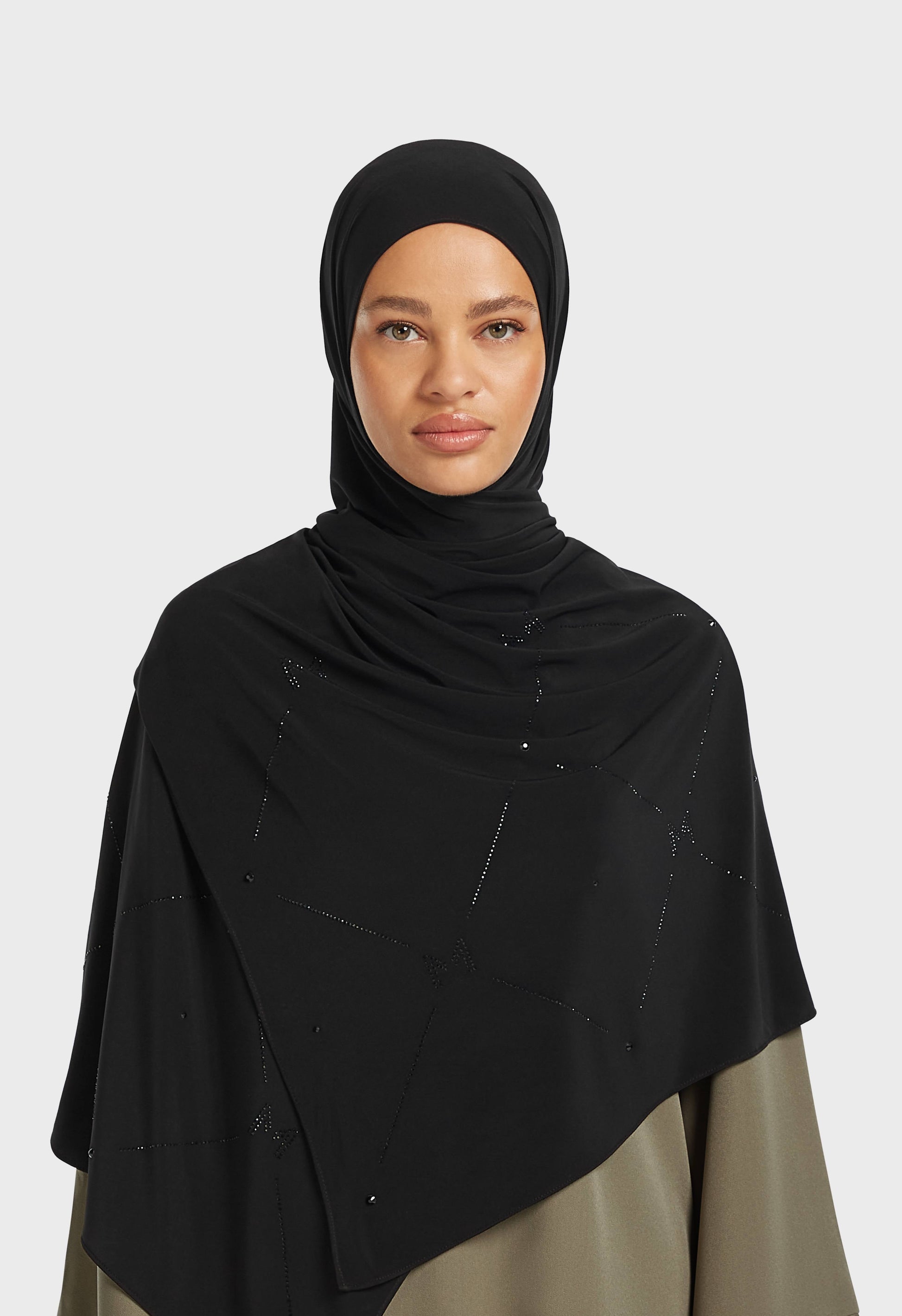 Le monogramme perle - Jersey premium | Noir