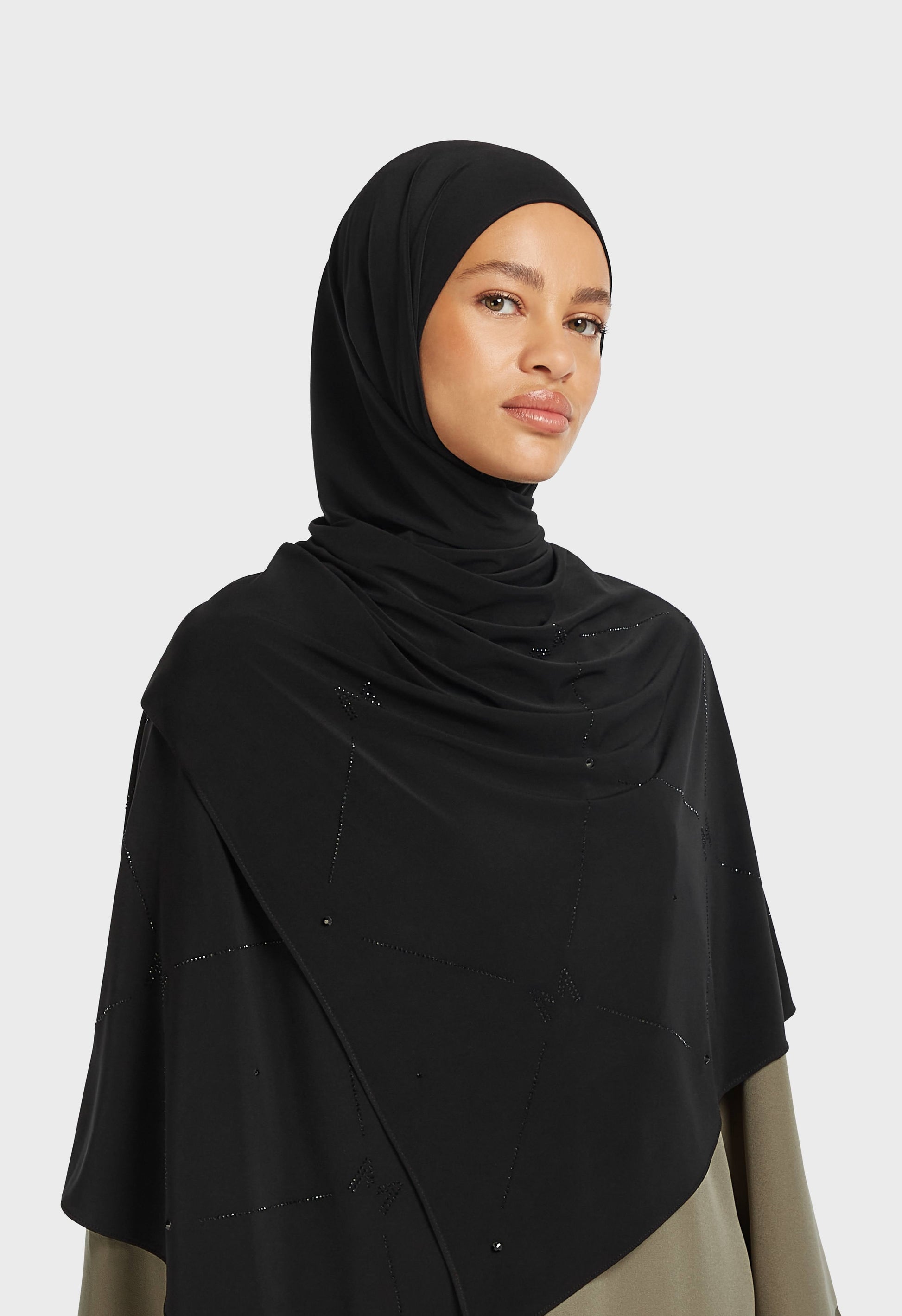 Le monogramme perle - Jersey premium | Noir