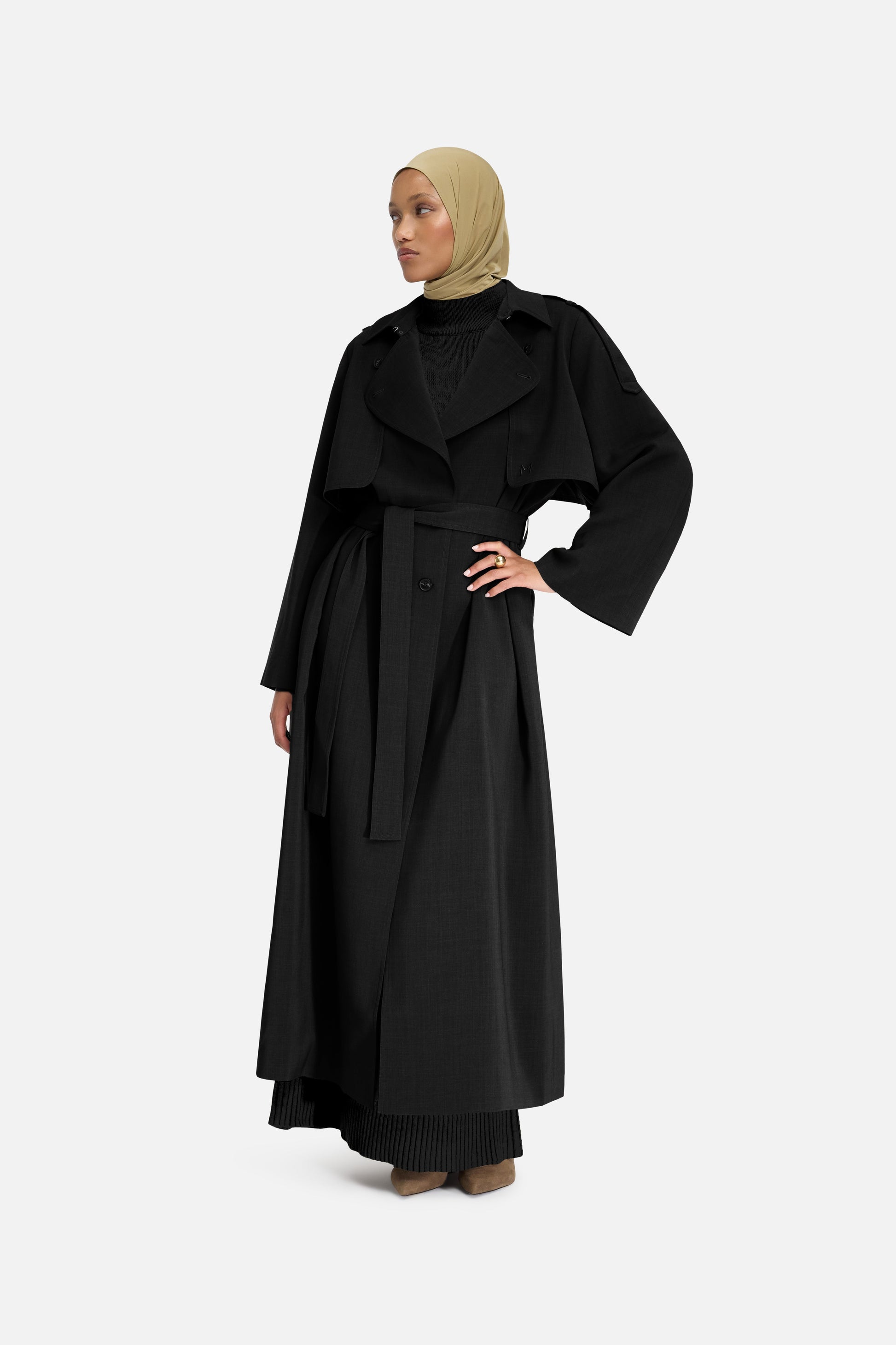 Abaya Trench | Noir