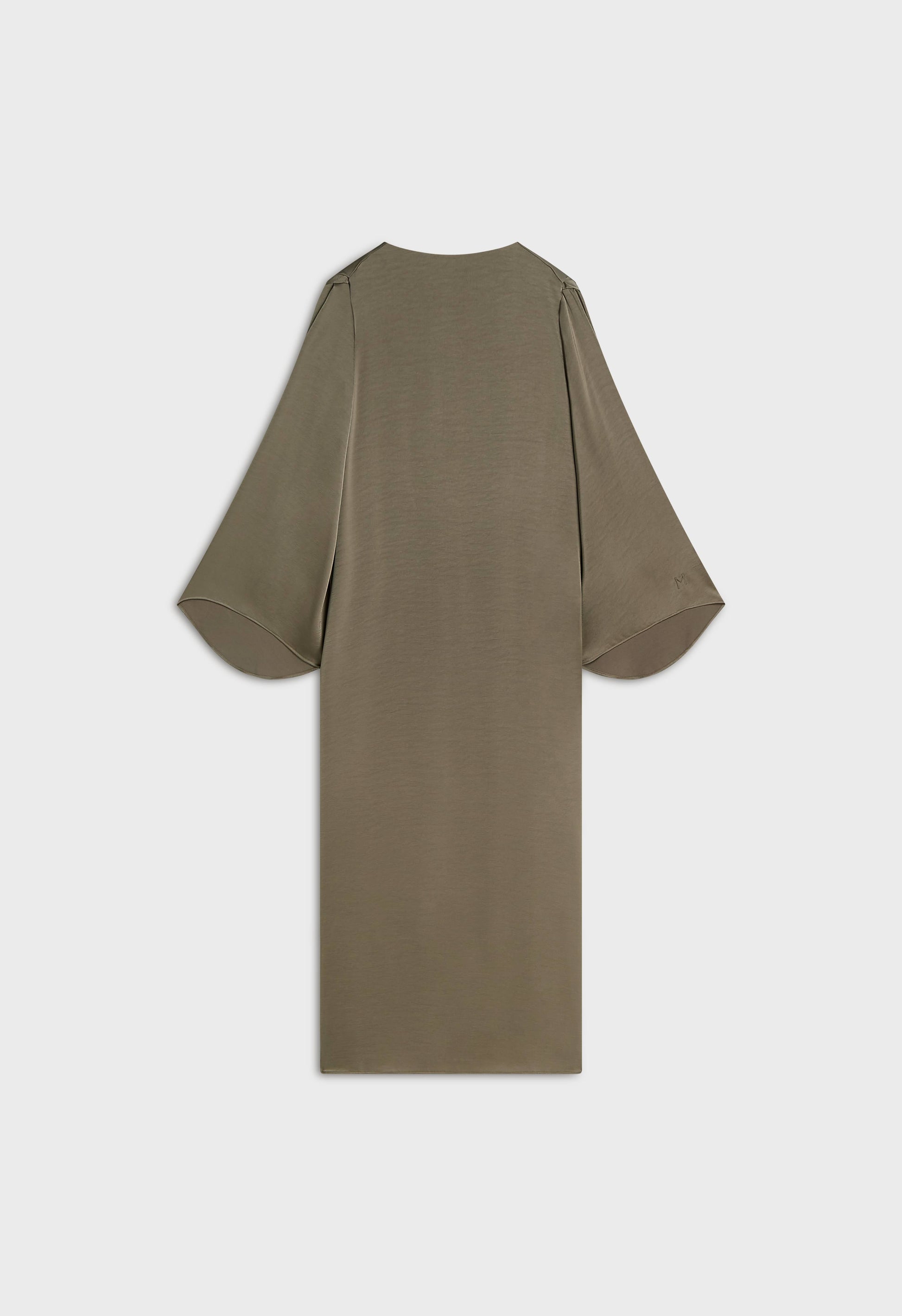 Robe à manches volumineuses | Brun Désert