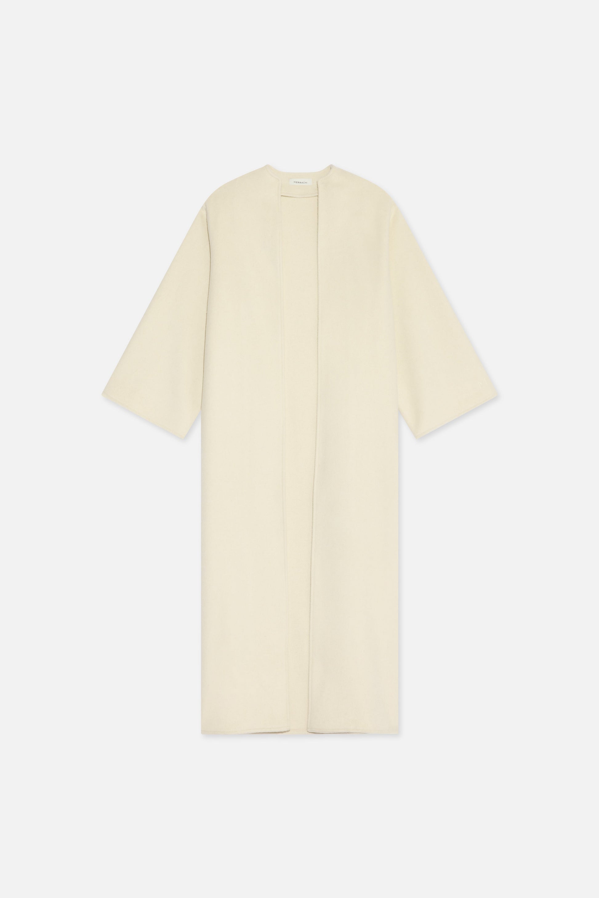 Mélange de laine Abaya | Nuage Blanc