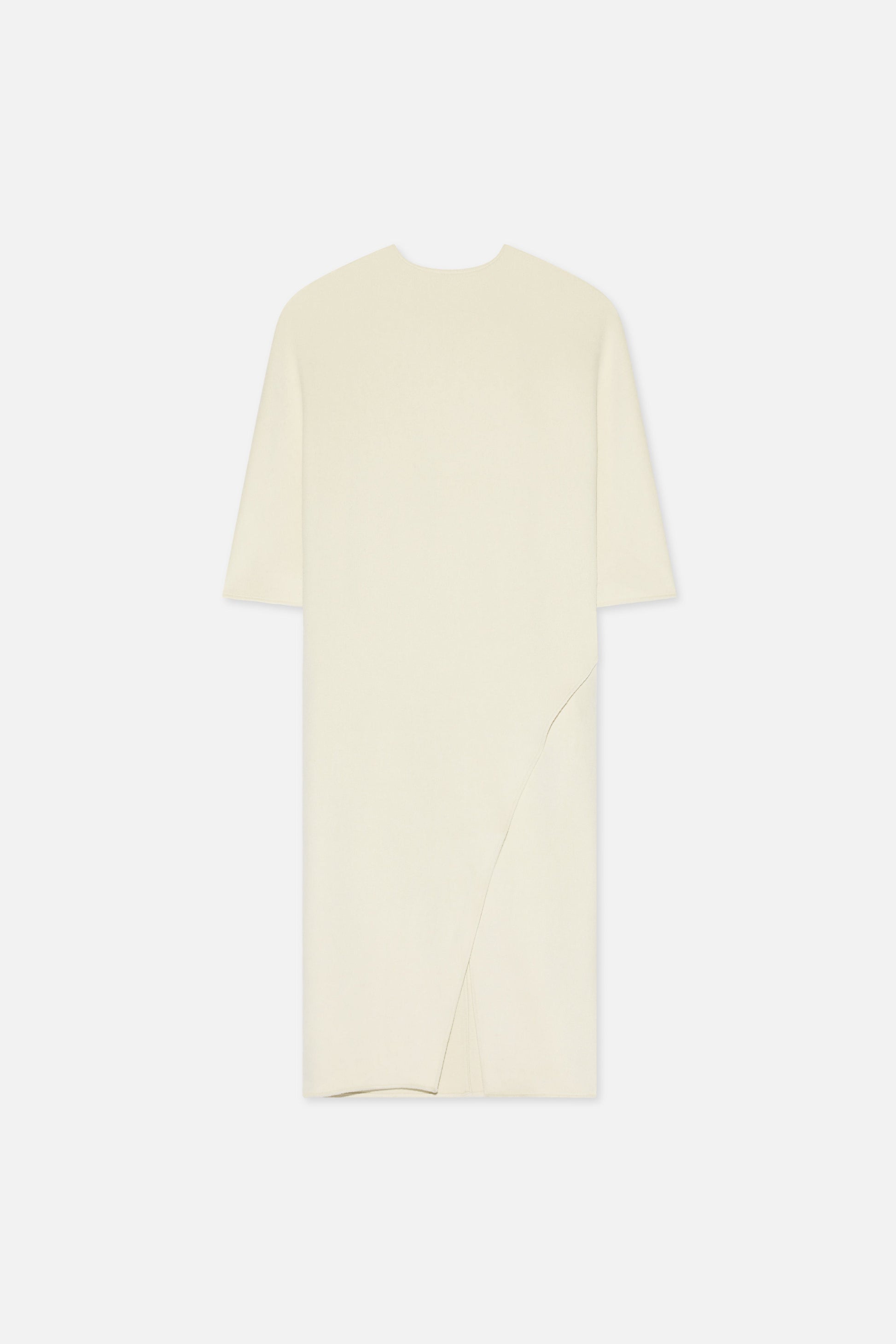 Robe en mélange de laine | Nuage Blanc