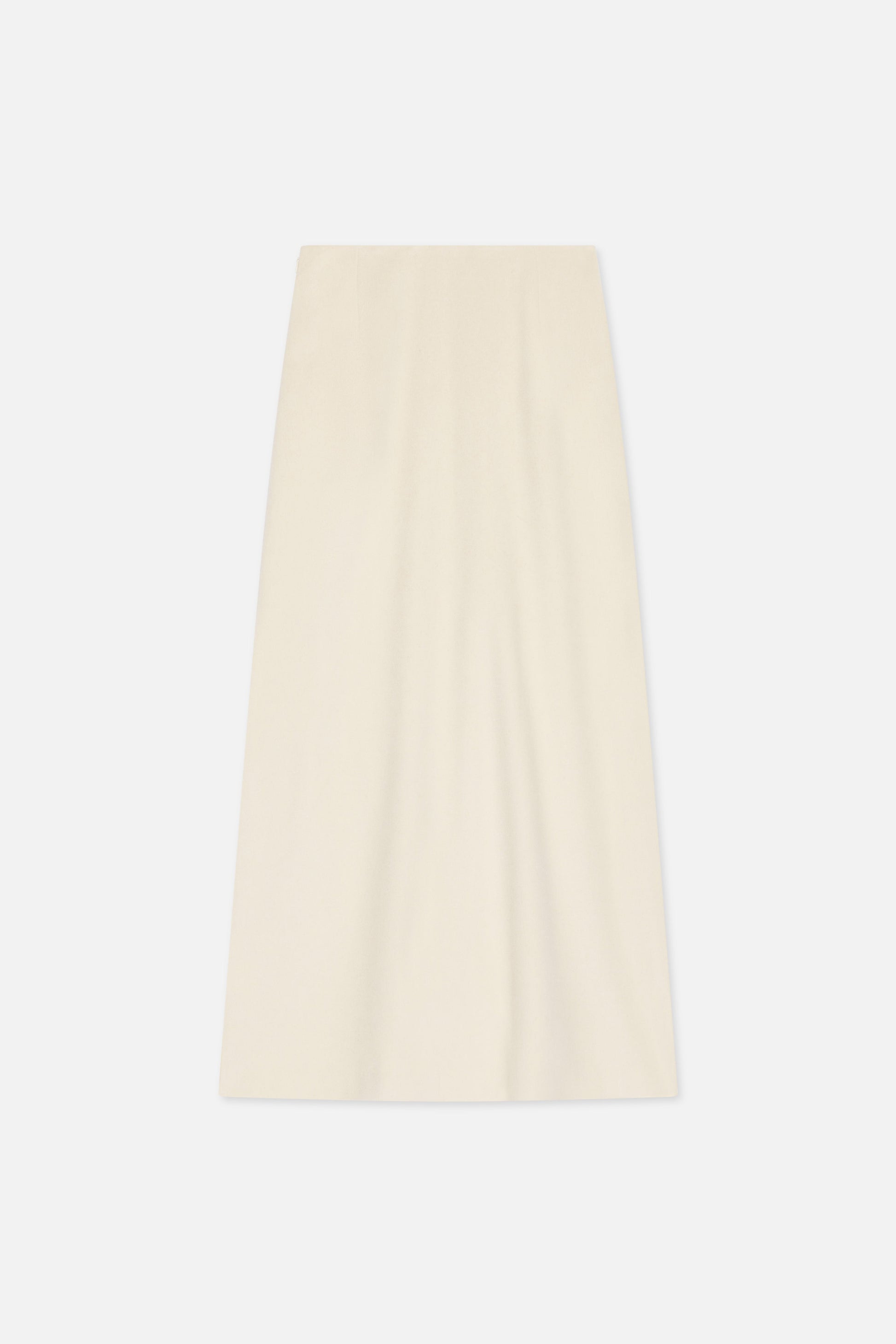 Jupe en mélange de laine | Nuage Blanc