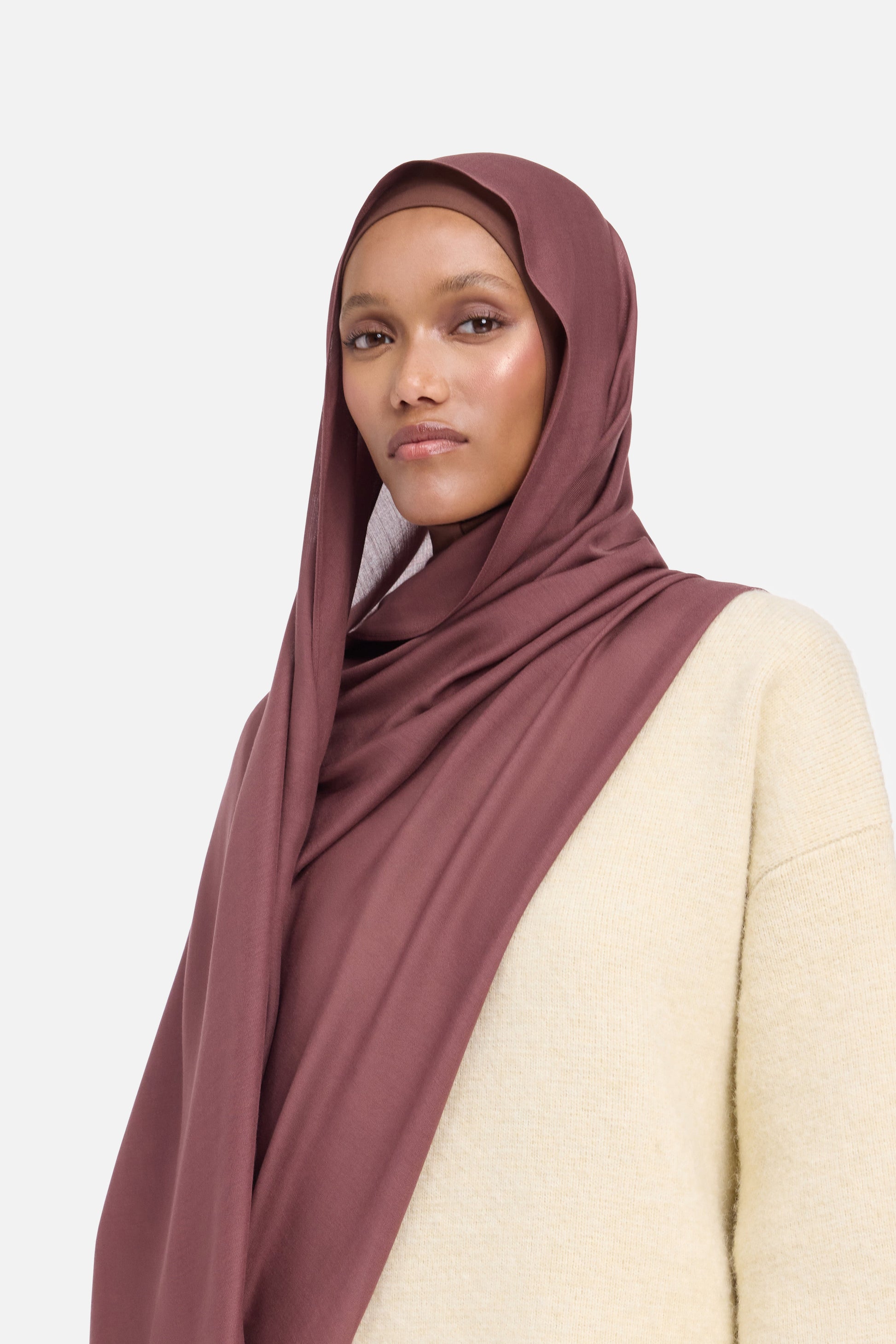 Écharpe tissée en apesanteur | Rouge brûlé