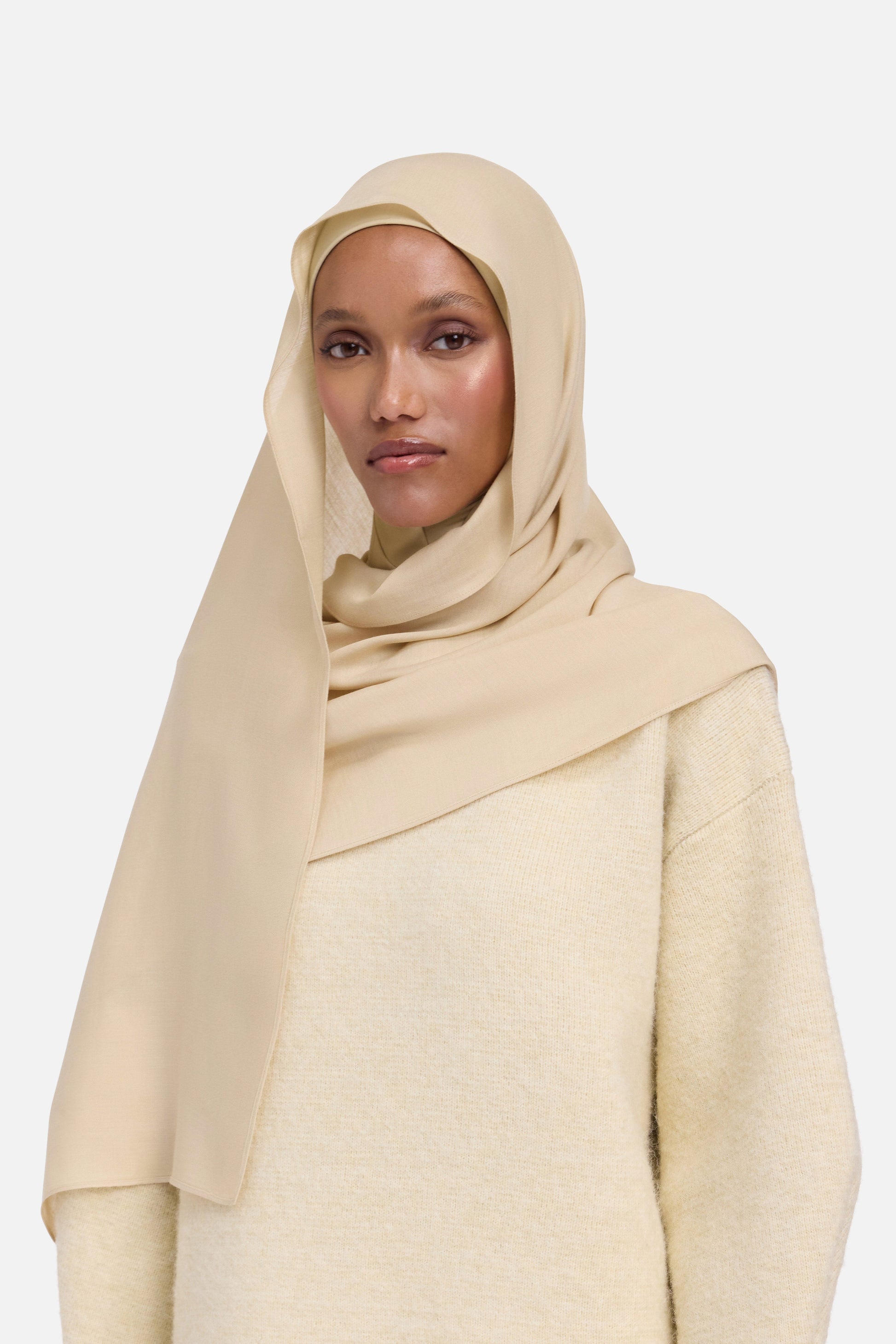 Écharpe tissée en apesanteur | Argile du désert