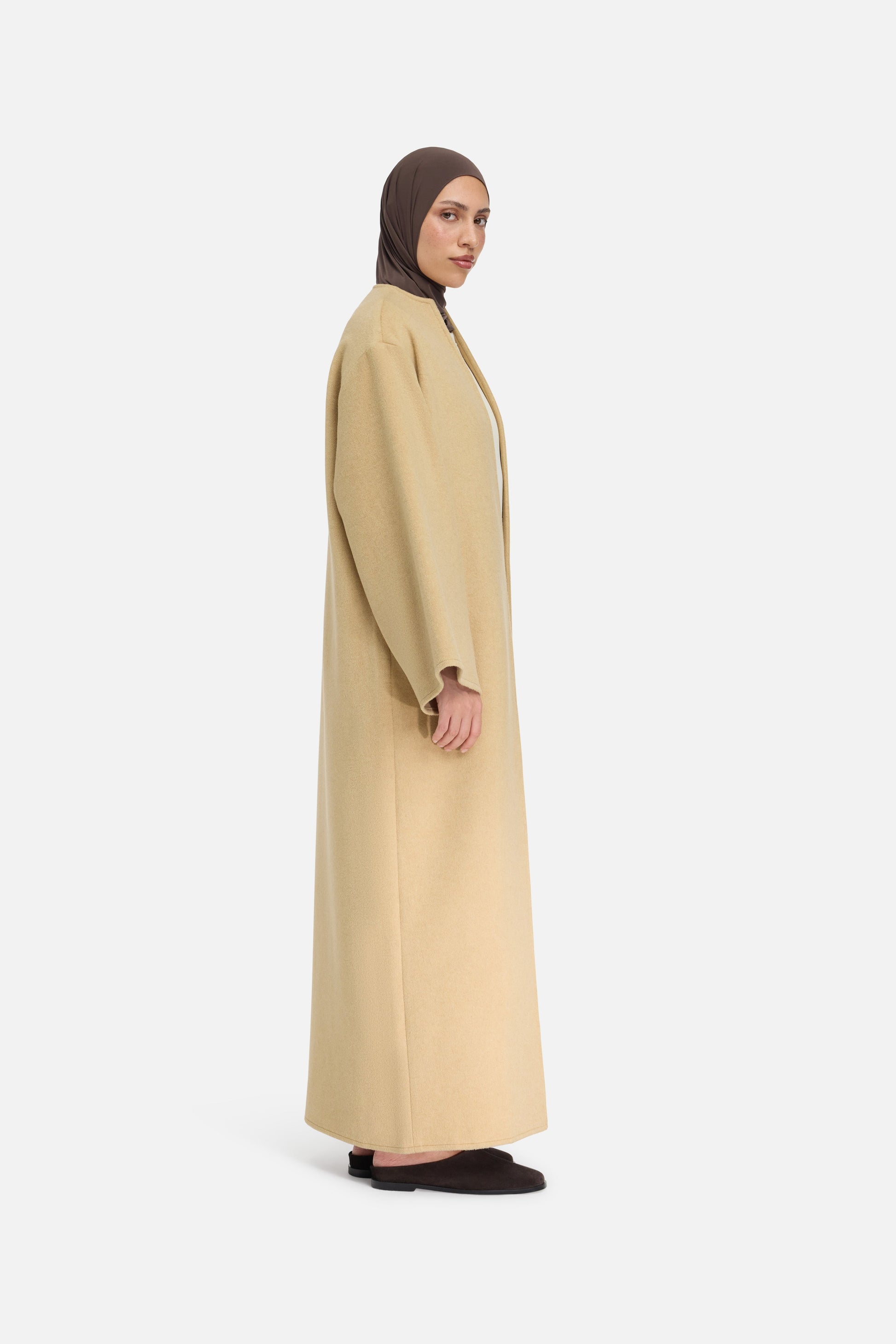 Mélange de laine Abaya | Argile du désert