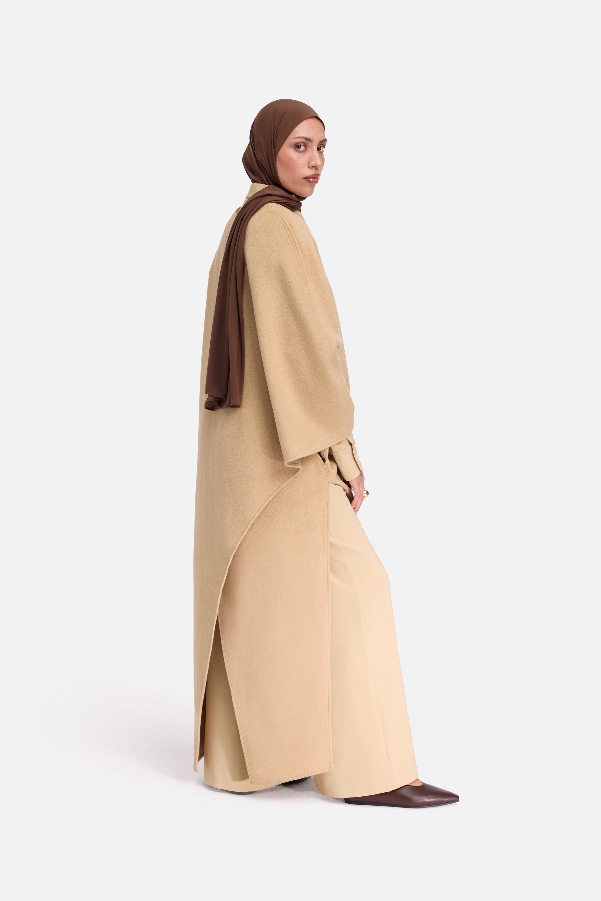 Robe en mélange de laine | Argile du désert