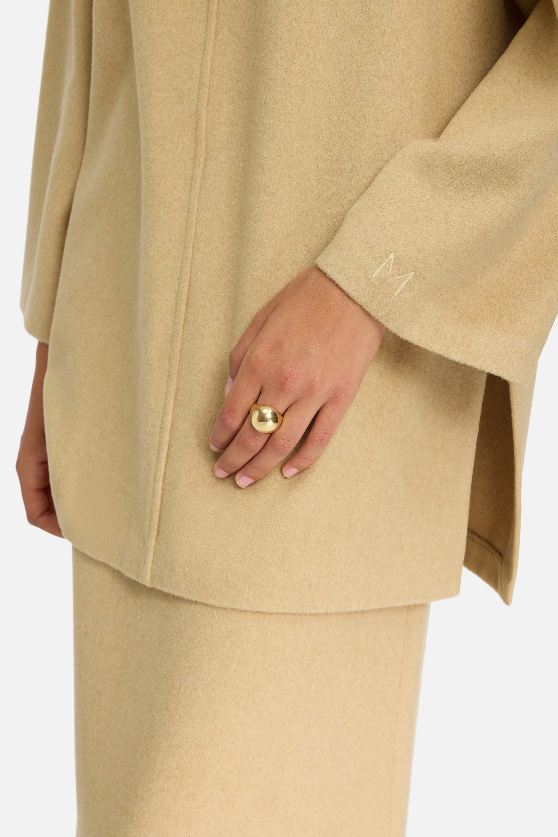 Pull en laine mélangée | Argile du désert