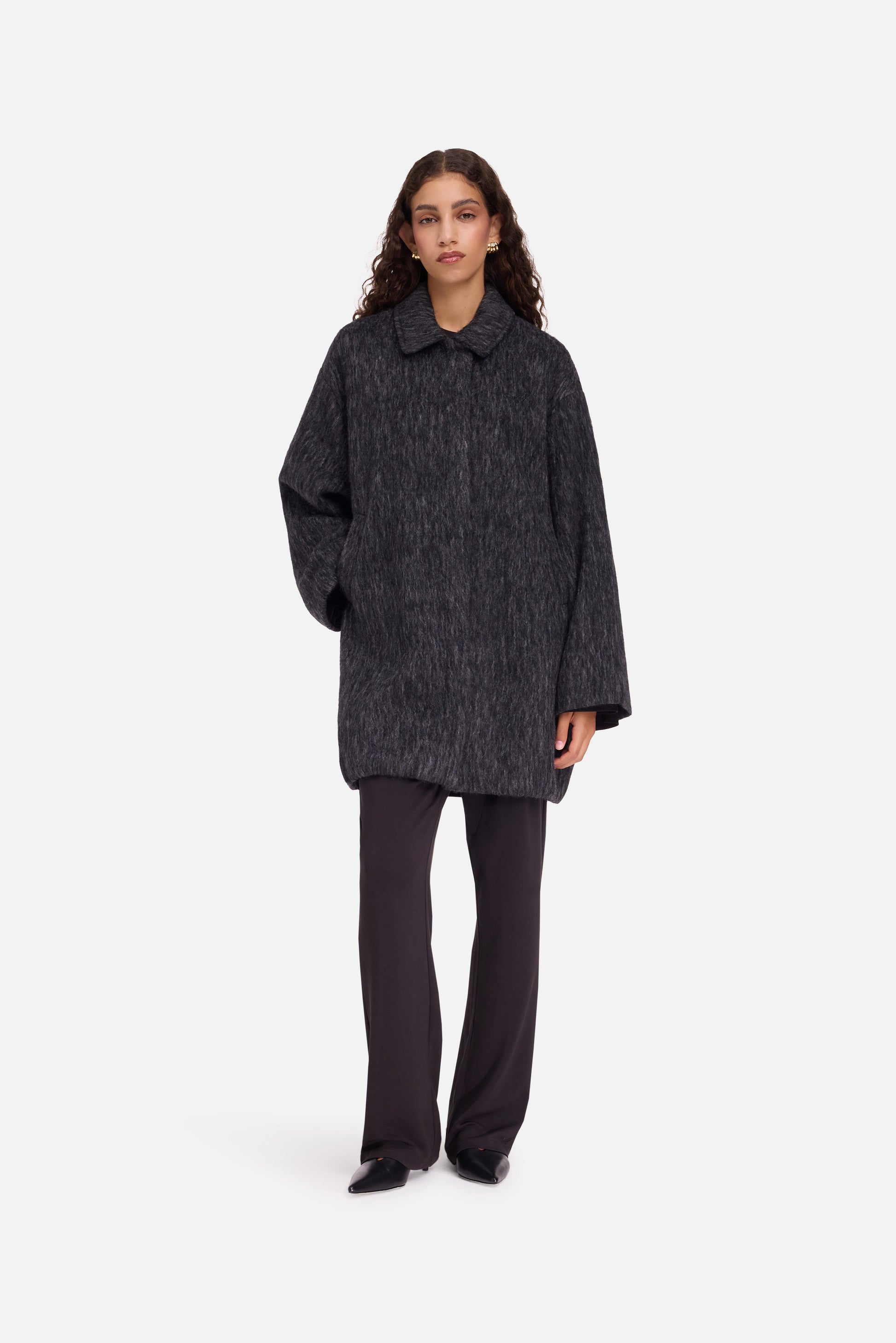 Bomber en laine | Noir