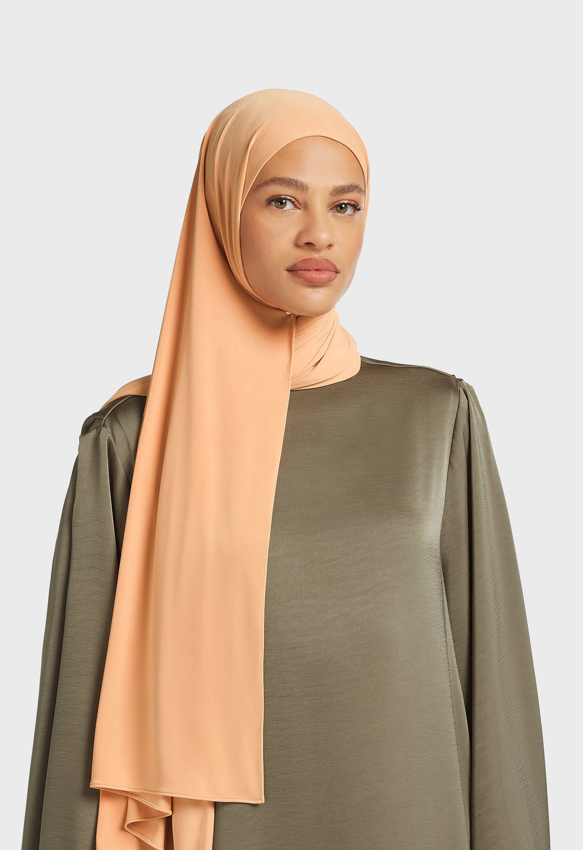 Écharpe en jersey haut de gamme | Sable en poudre